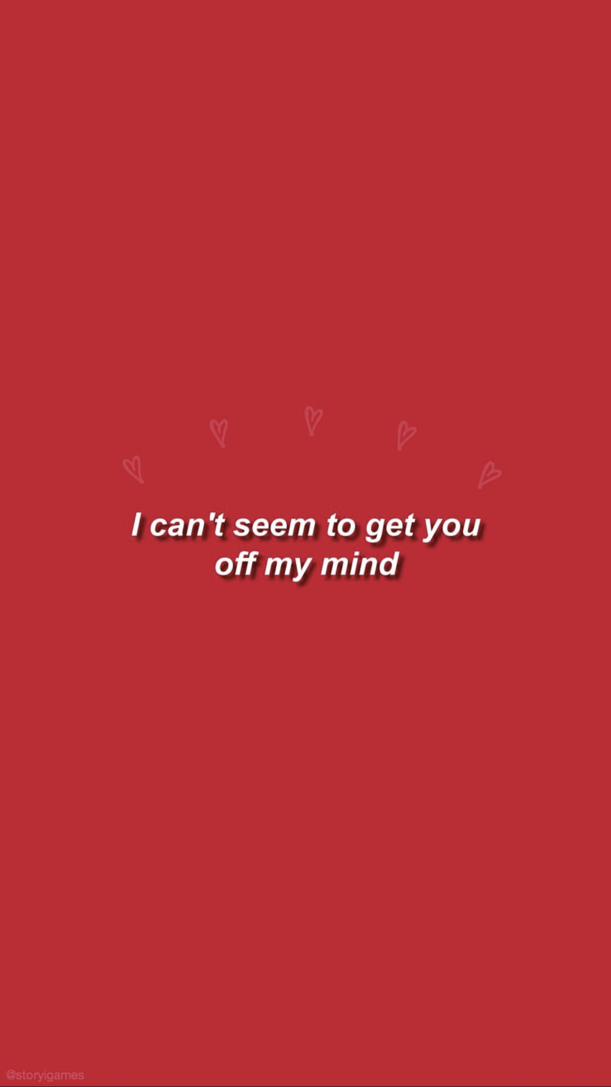 I can't seem to get you people off my mind. Red wallpaper, Wallpaper quotes, Aesthetic wallpaper
