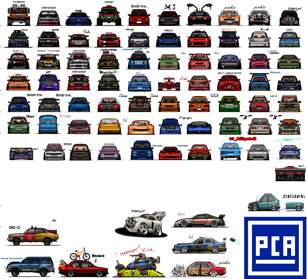 Pixel Car Art > PCA Wallpaper