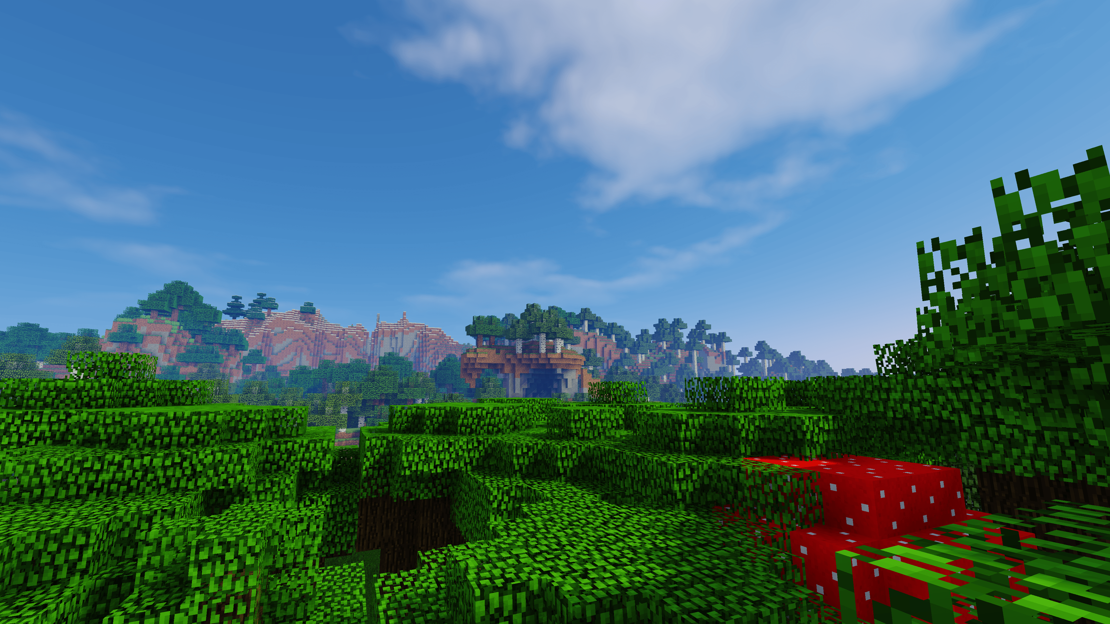 Minecraft Landscape 4k Ultra HD Wallpaper. Background Image