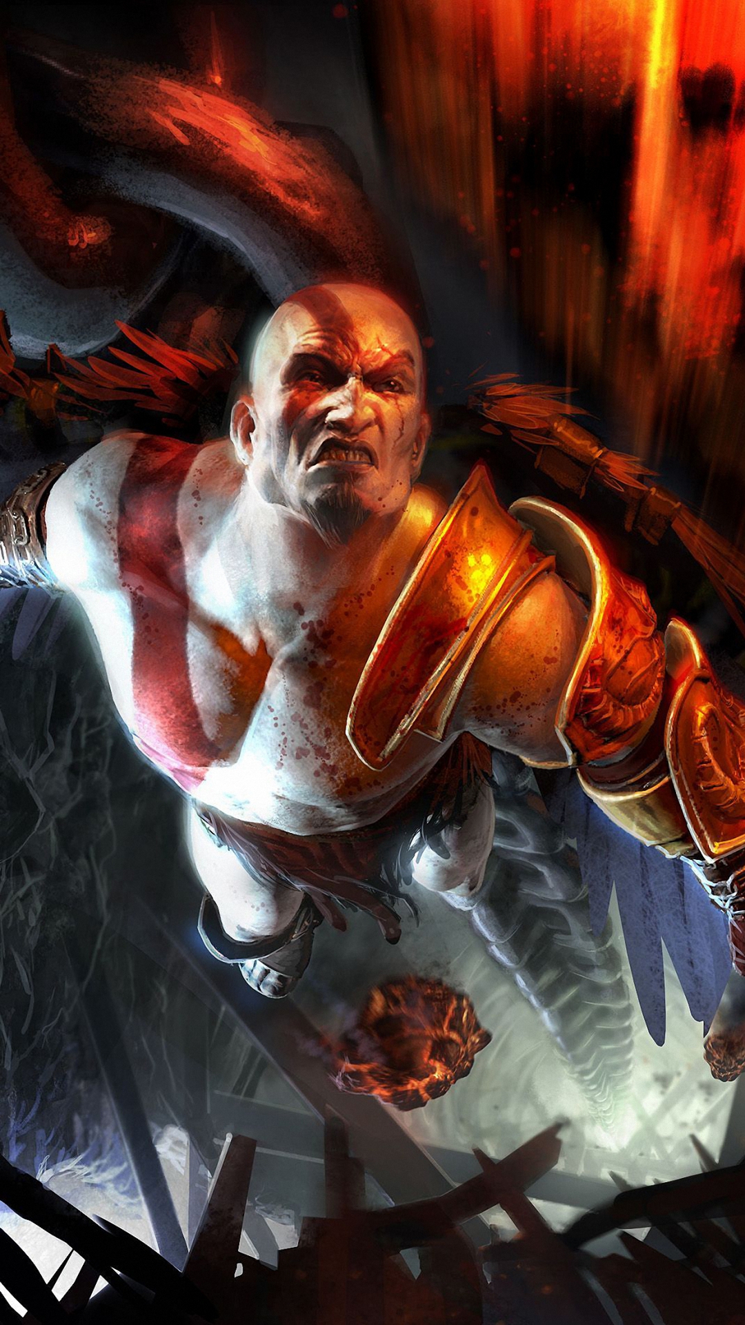 Free download Kratos Game God Of War iPhone 6s Wallpaper HD