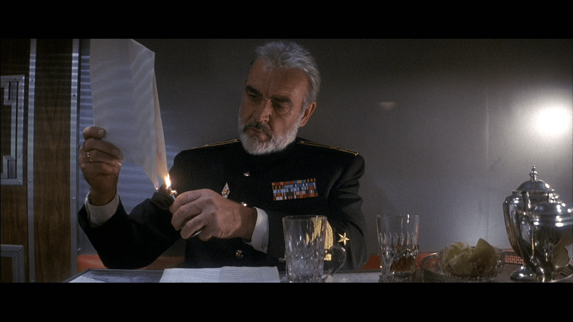 Sean Connery Hunt for Red October. I love him. He's
