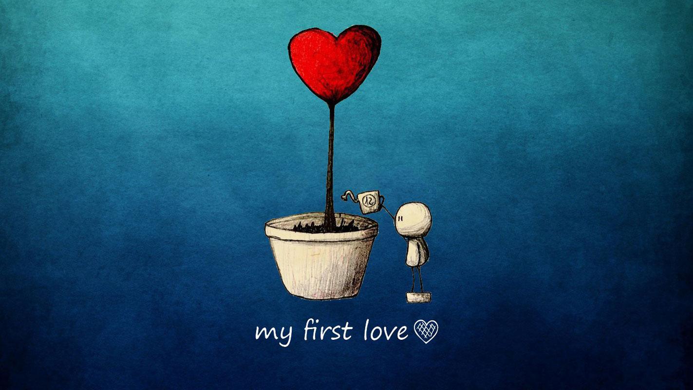 Free download My First Love Wallpaper