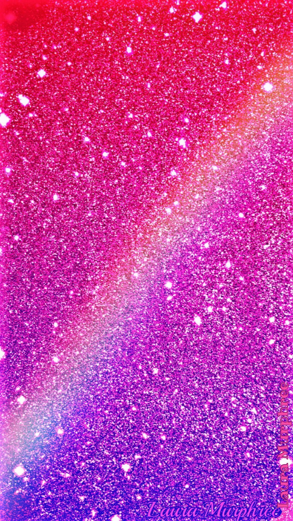 Pink Glitter Unicorn Wallpaper