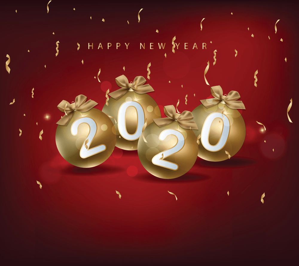 Happy New Year Background Image 2020