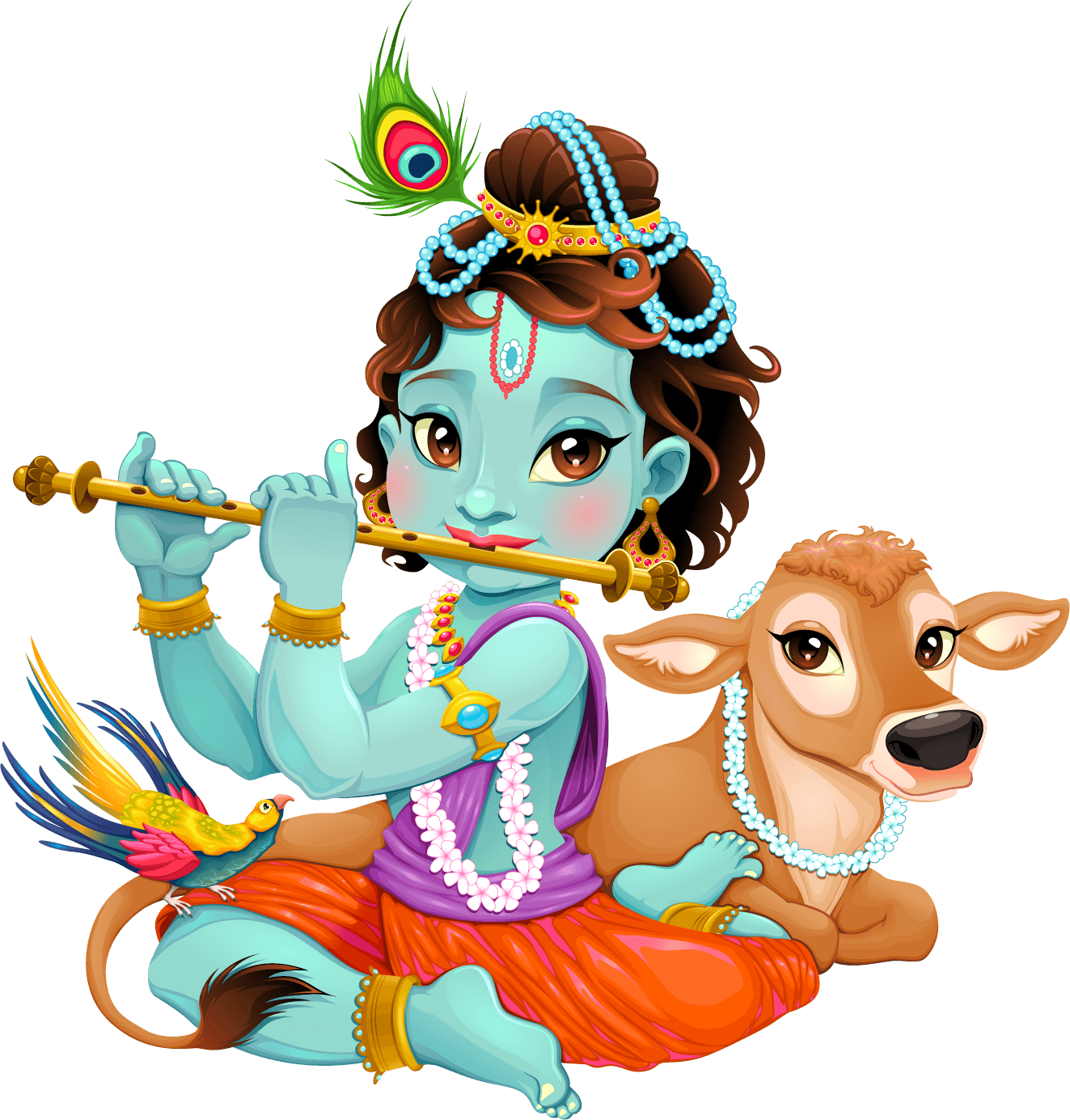 Lord Krishna Flute Png image collection for free download
