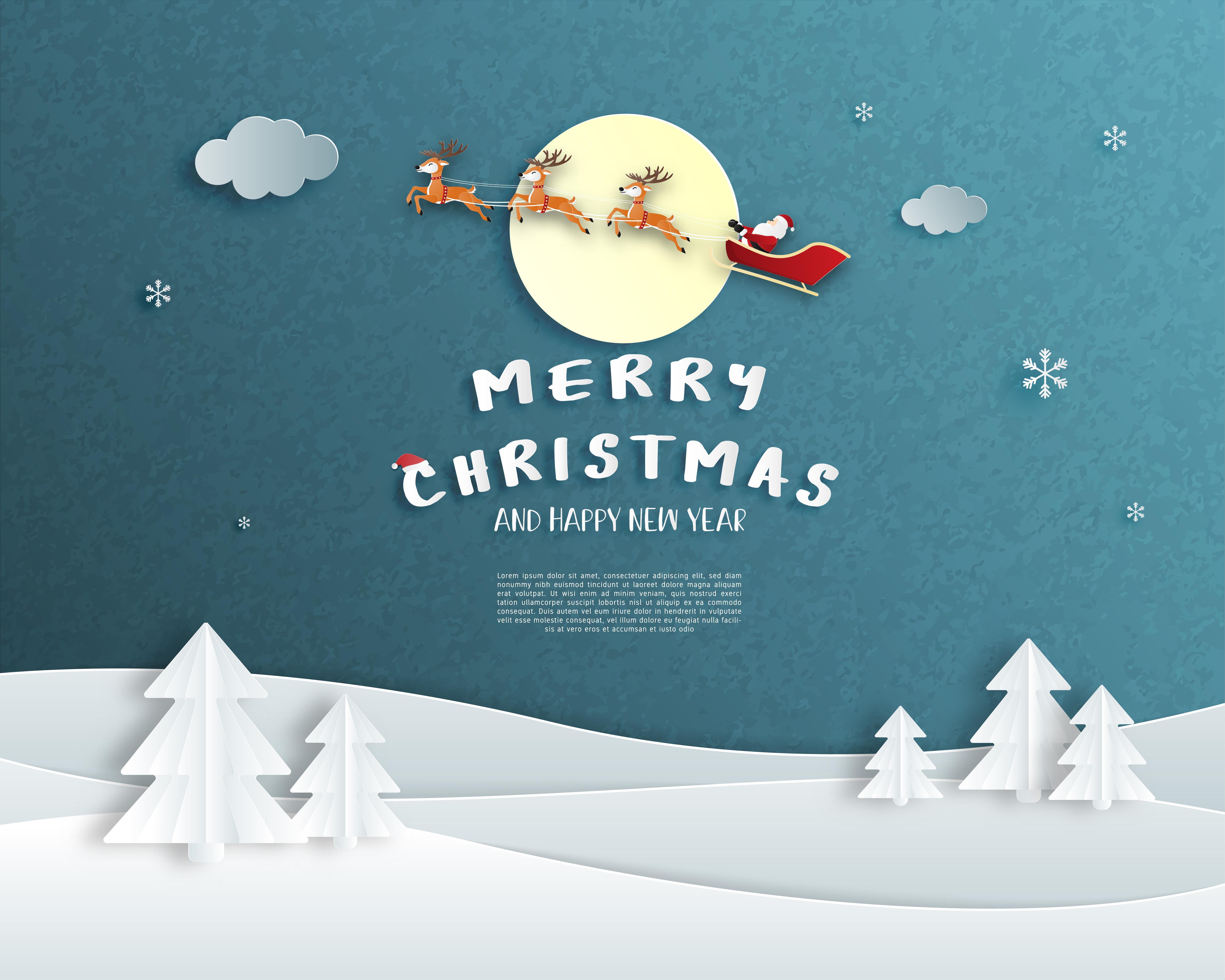 Merry Christmas Template Wallpapers - Wallpaper Cave