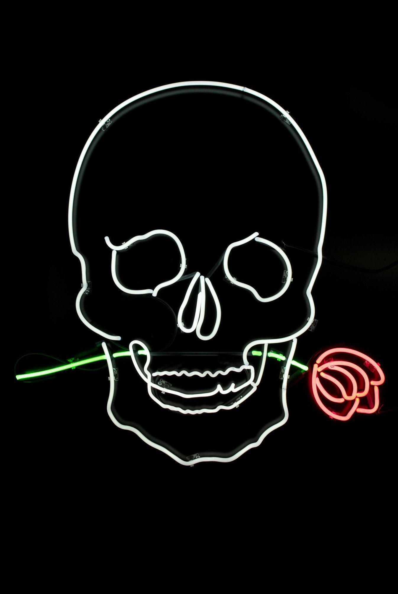 Black Skull with Rose Wallpaper Free Black Skull