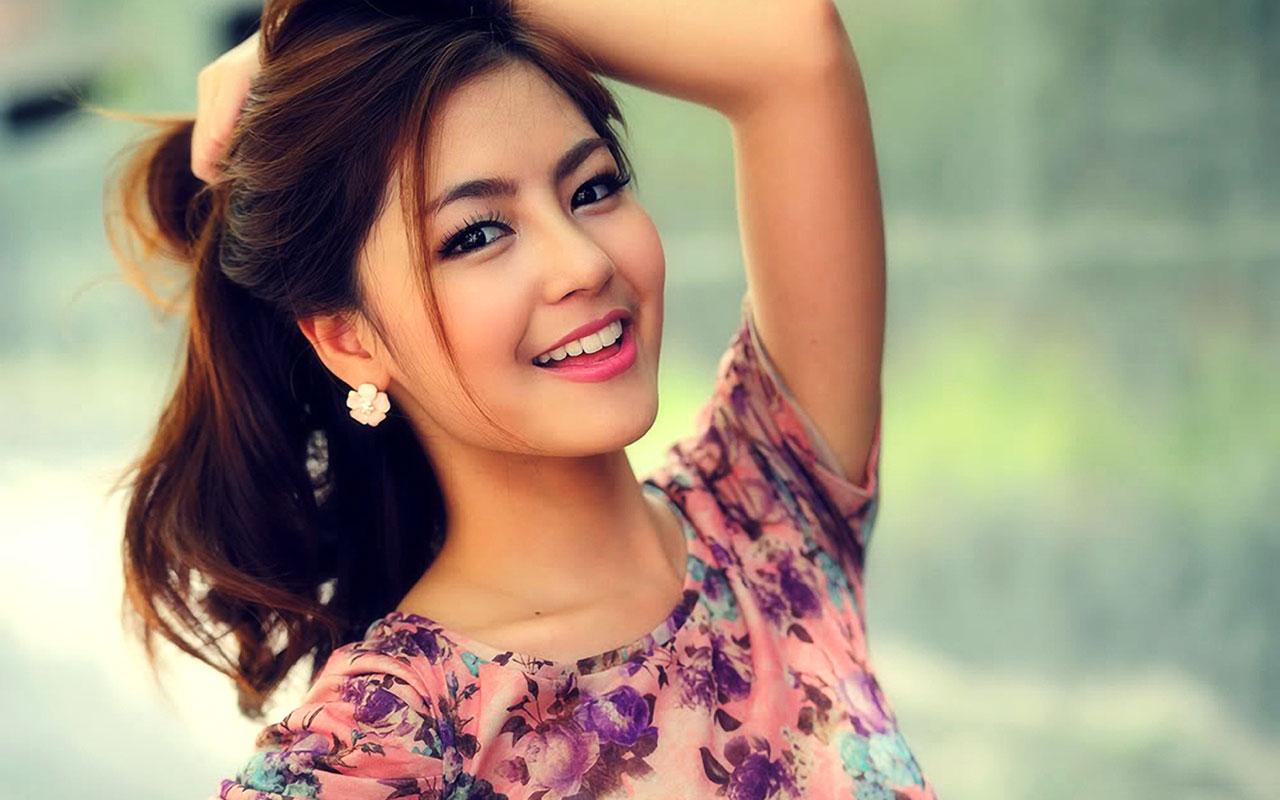 Beautiful Girl Asian Photo HD Wallpaper