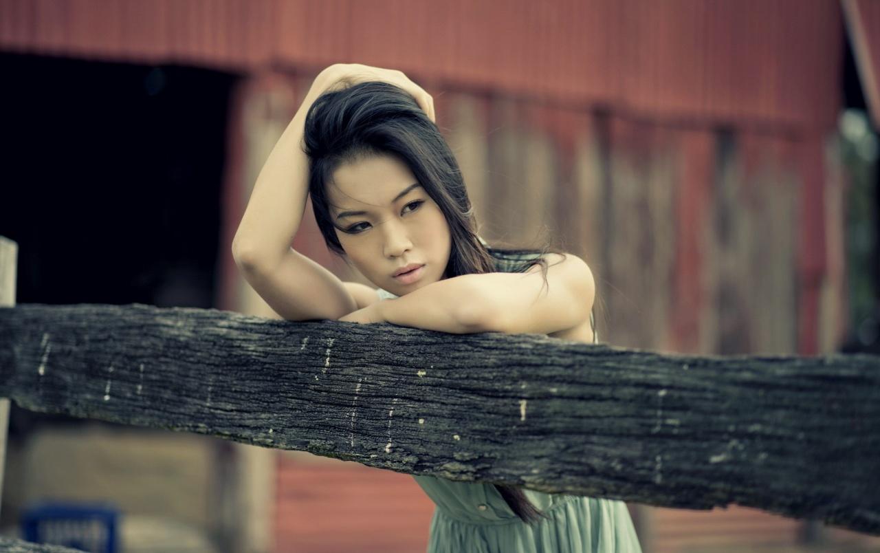 Gorgeous Asian Model Posing wallpaper. Gorgeous Asian Model Posing
