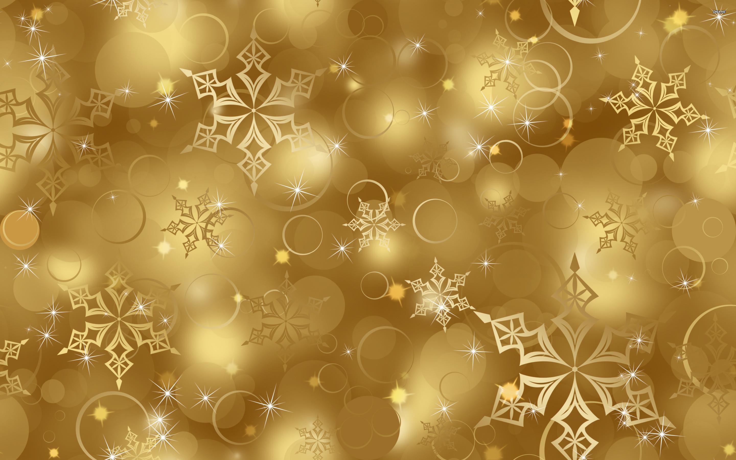 Gold Christmas Wallpaper Hd, HD Wallpaper & background