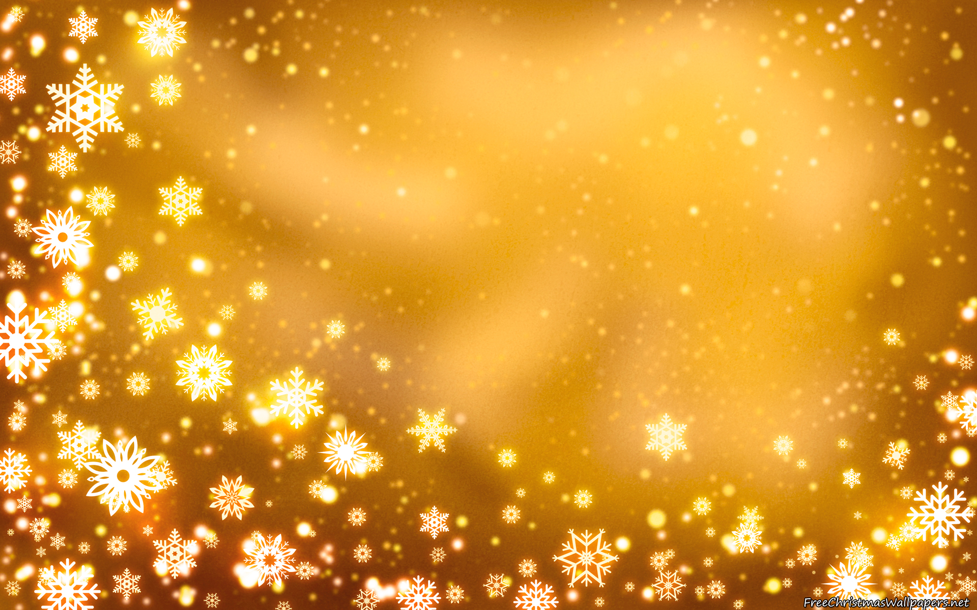 Christmas Photo 3D, Golden Christmas Background