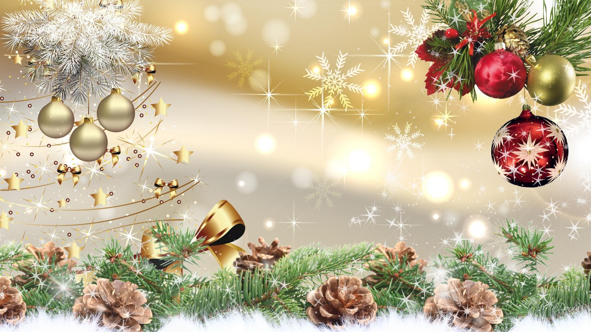 Gold Christmas Multi Pack wallpaper