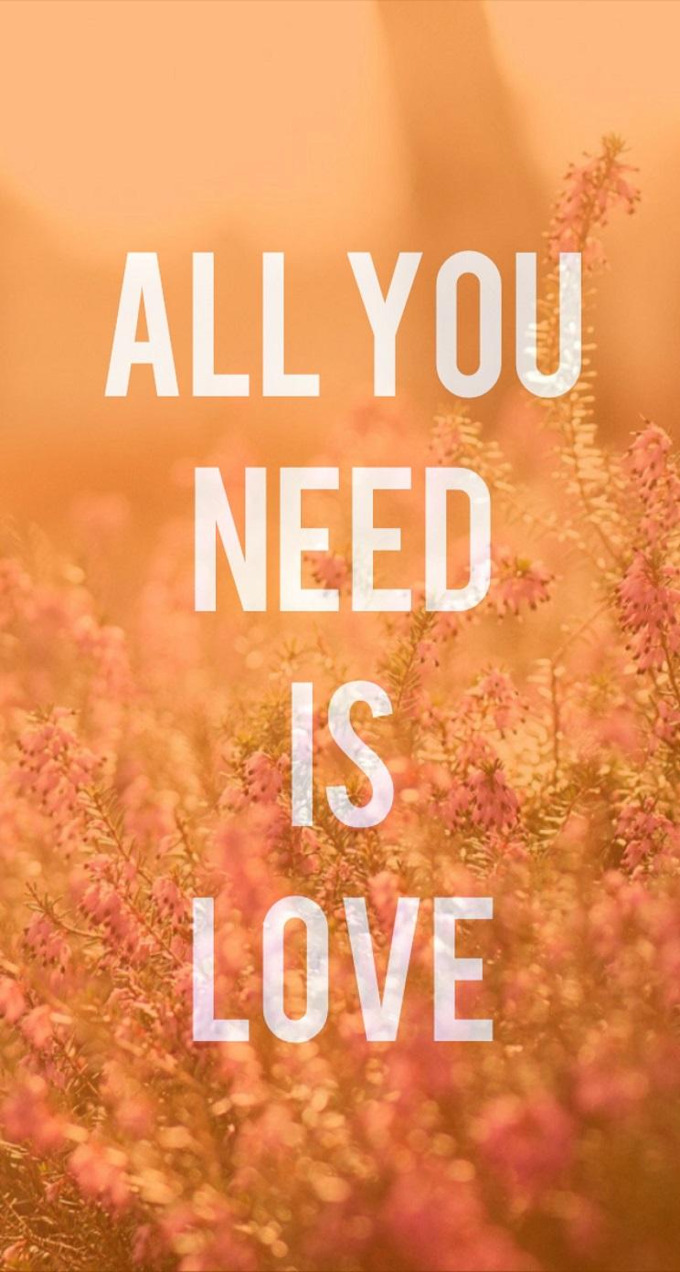 Romantic Love Quotes iPhone Wallpaper