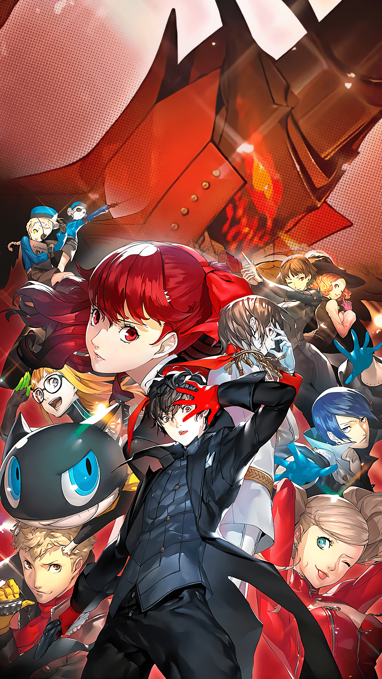 Here's a Persona 5 The Royal wallpaper! Upscaled to 1340x2384