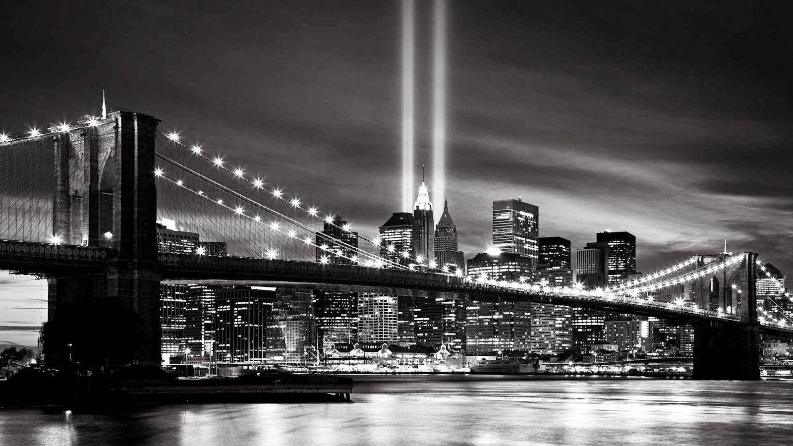 New York Black and White Wallpaper Free New York