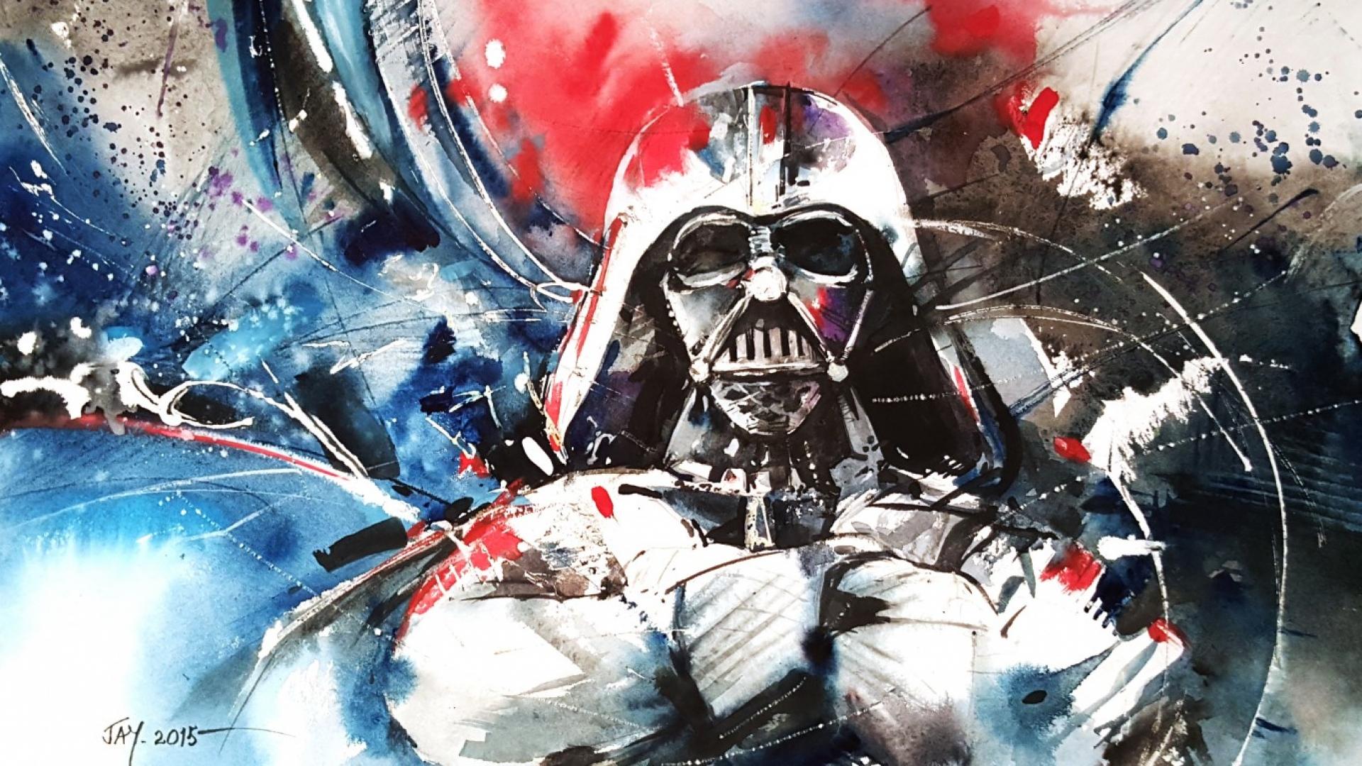 Darth Vader Abstract Art Wallpaper