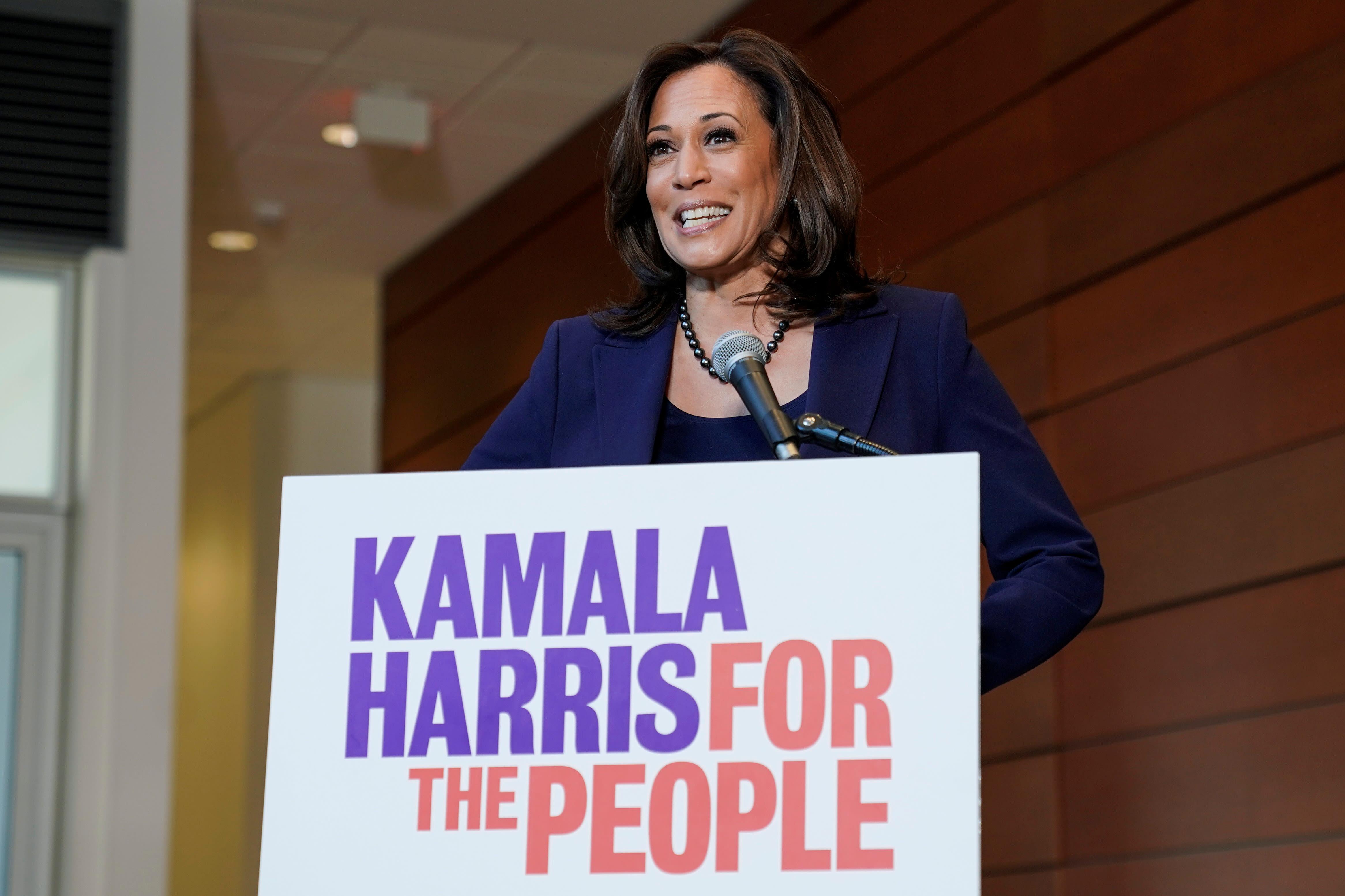 Democratic US Senator Kamala Harris jumps into 2020 White