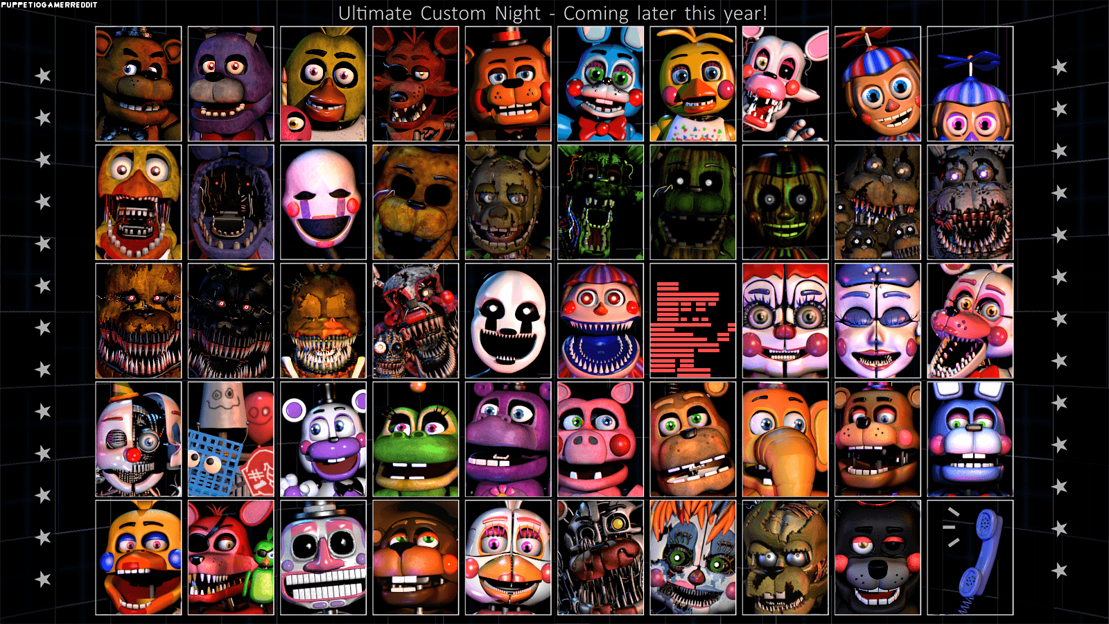FNAF Ultimate Custom Night Wallpapers Wallpaper Cave FNAF Ultimate Custom Night Wallpapers Wallpaper Cave