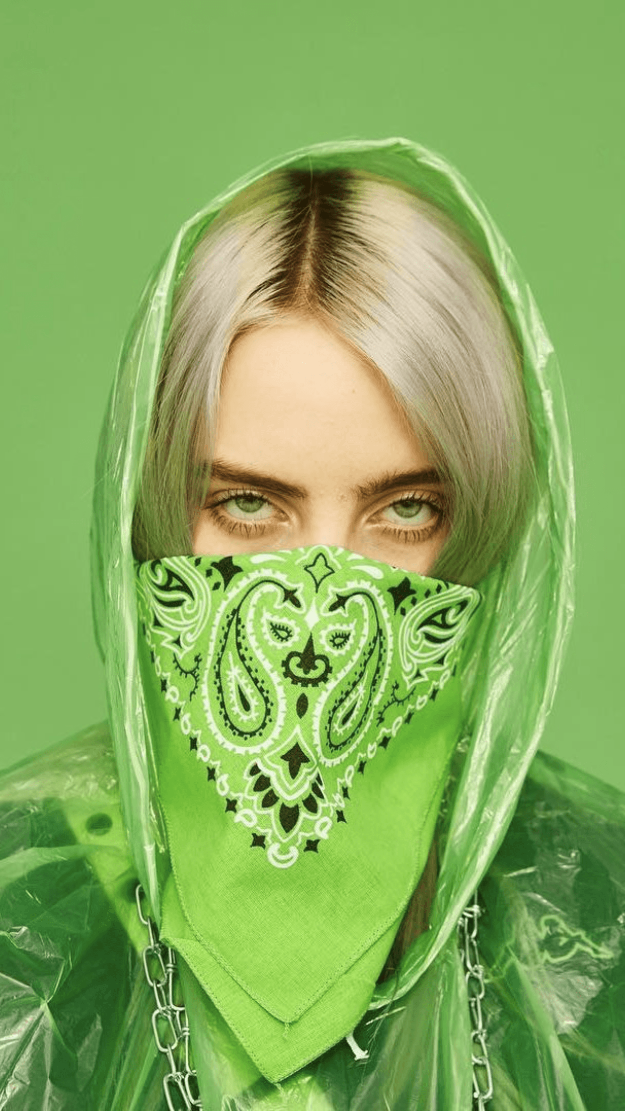 Billie Eilish Green Wallpaper  Download to your mobile from PHONEKY