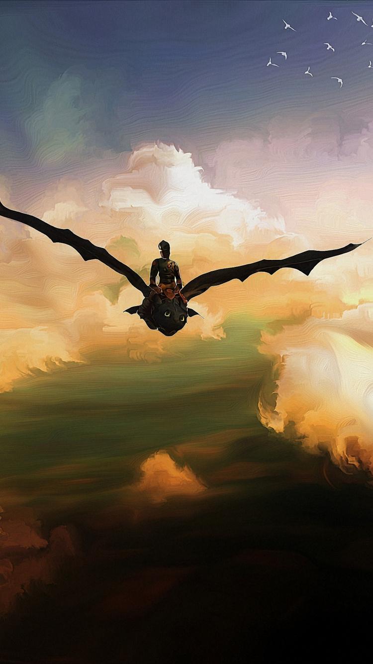 Download 750x1334 wallpaper toothless, how to train your