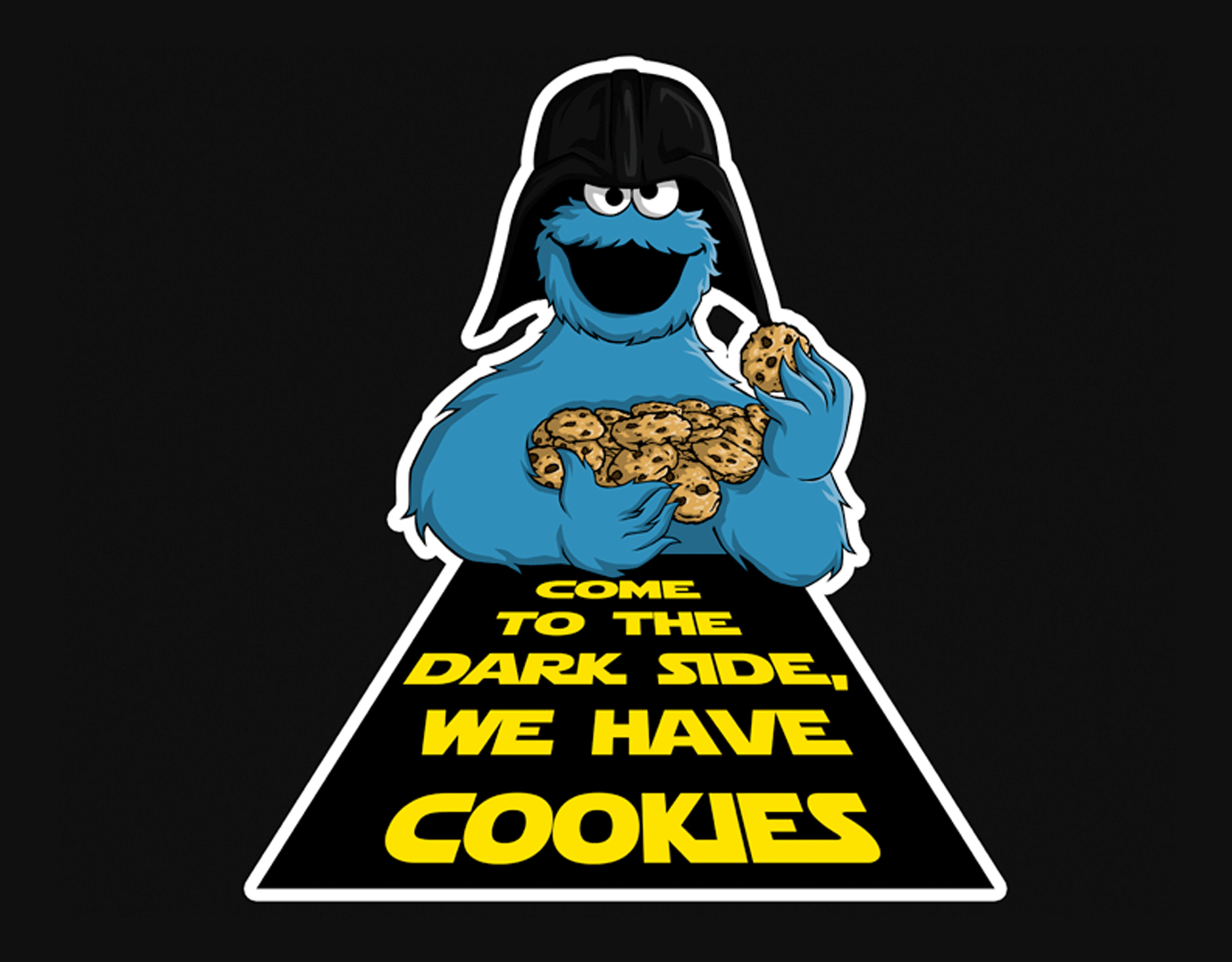 Dark Cookies T Shirt On Graphic Tide