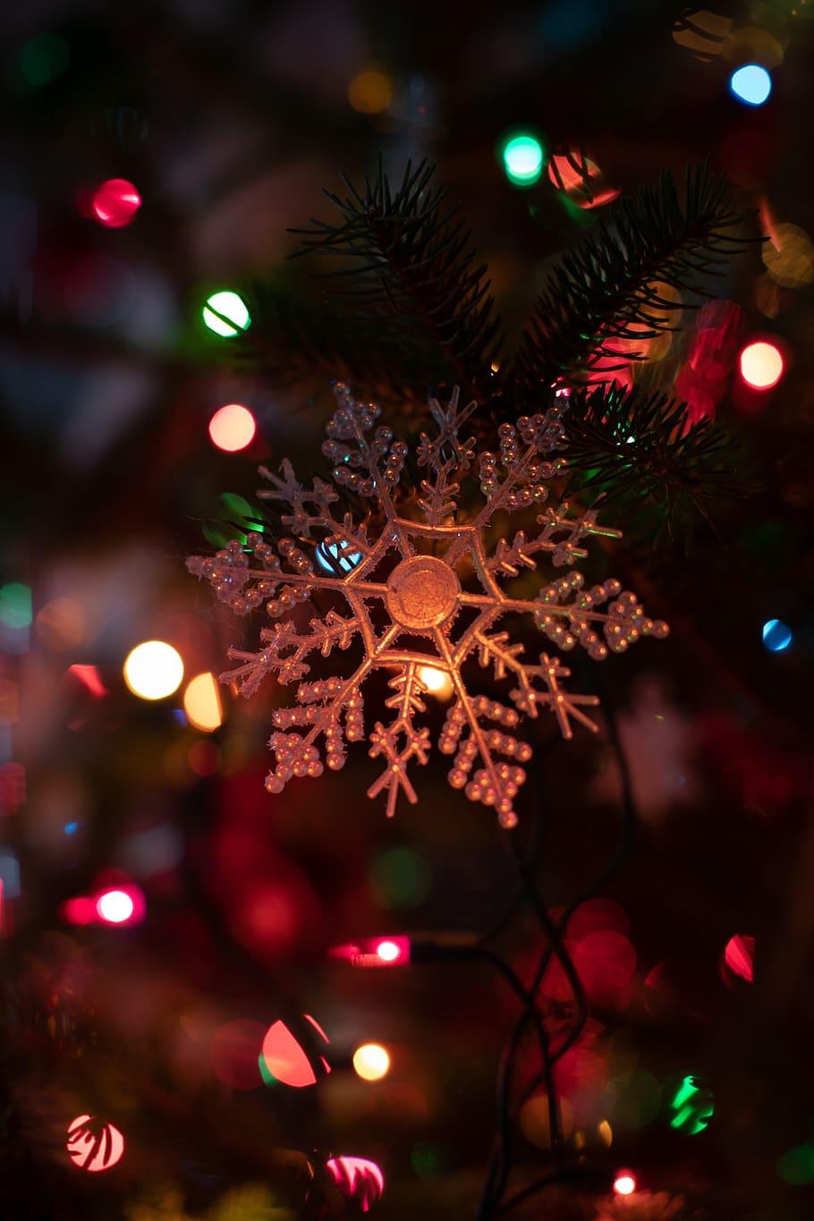 HD wallpaper: christmas, christmas lights, ornaments, christmas ornaments