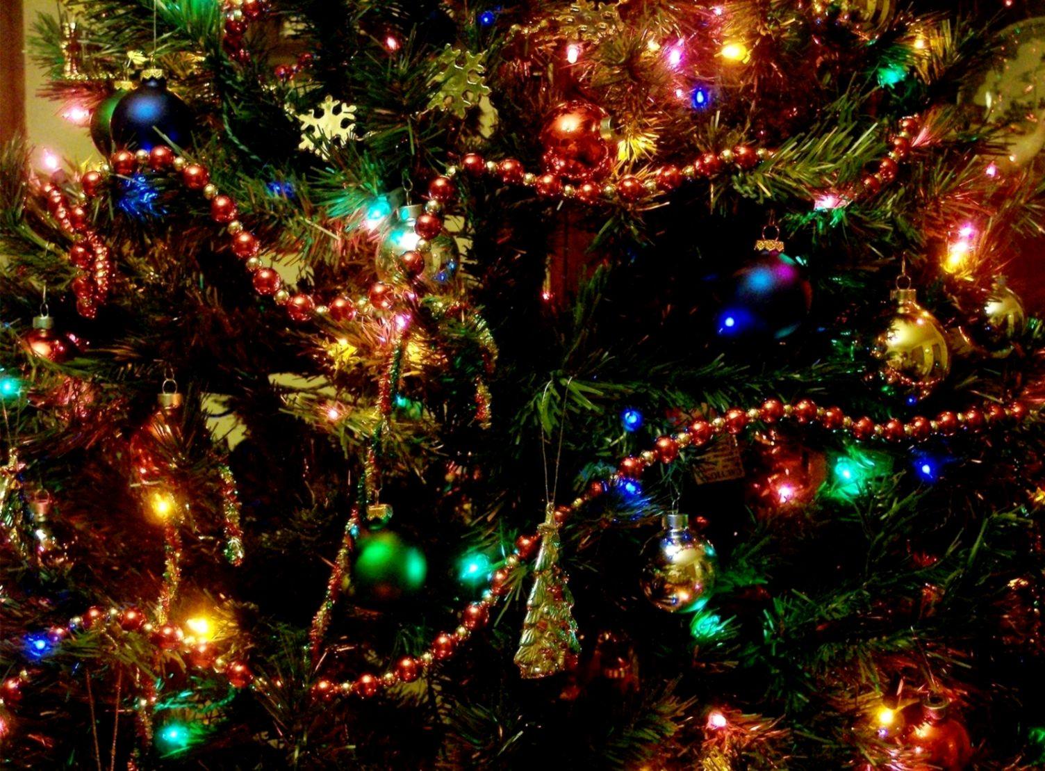 Christmas Ornament Lights Wallpapers Wallpaper Cave