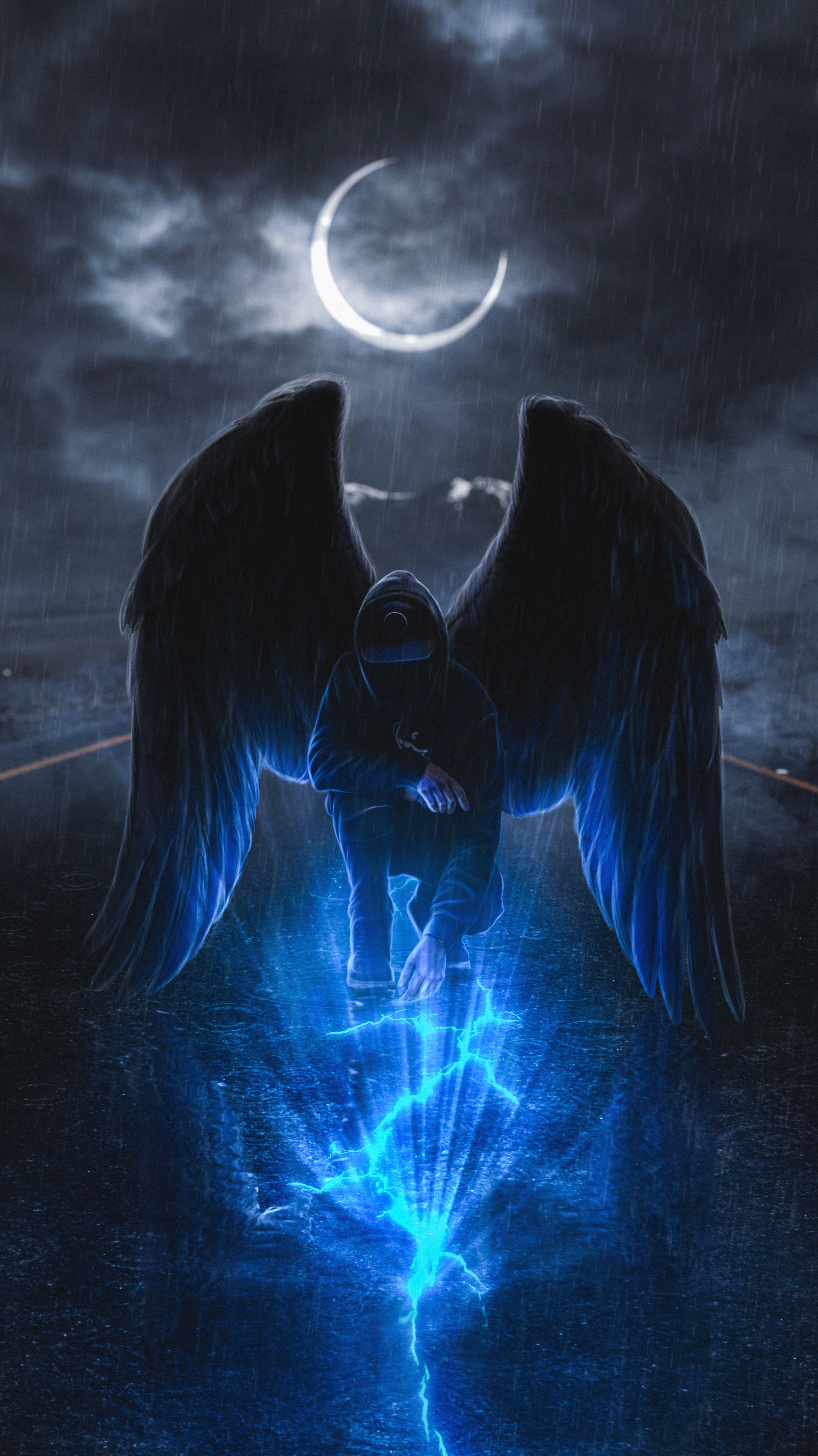 mystic angel wallpaper for android. visit techcluter