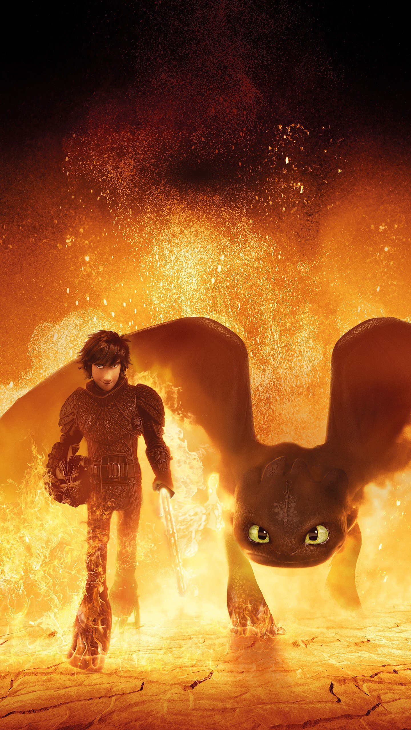 Hiccup Toothless How to Train Your Dragon 3 4K 5K Wallpaper