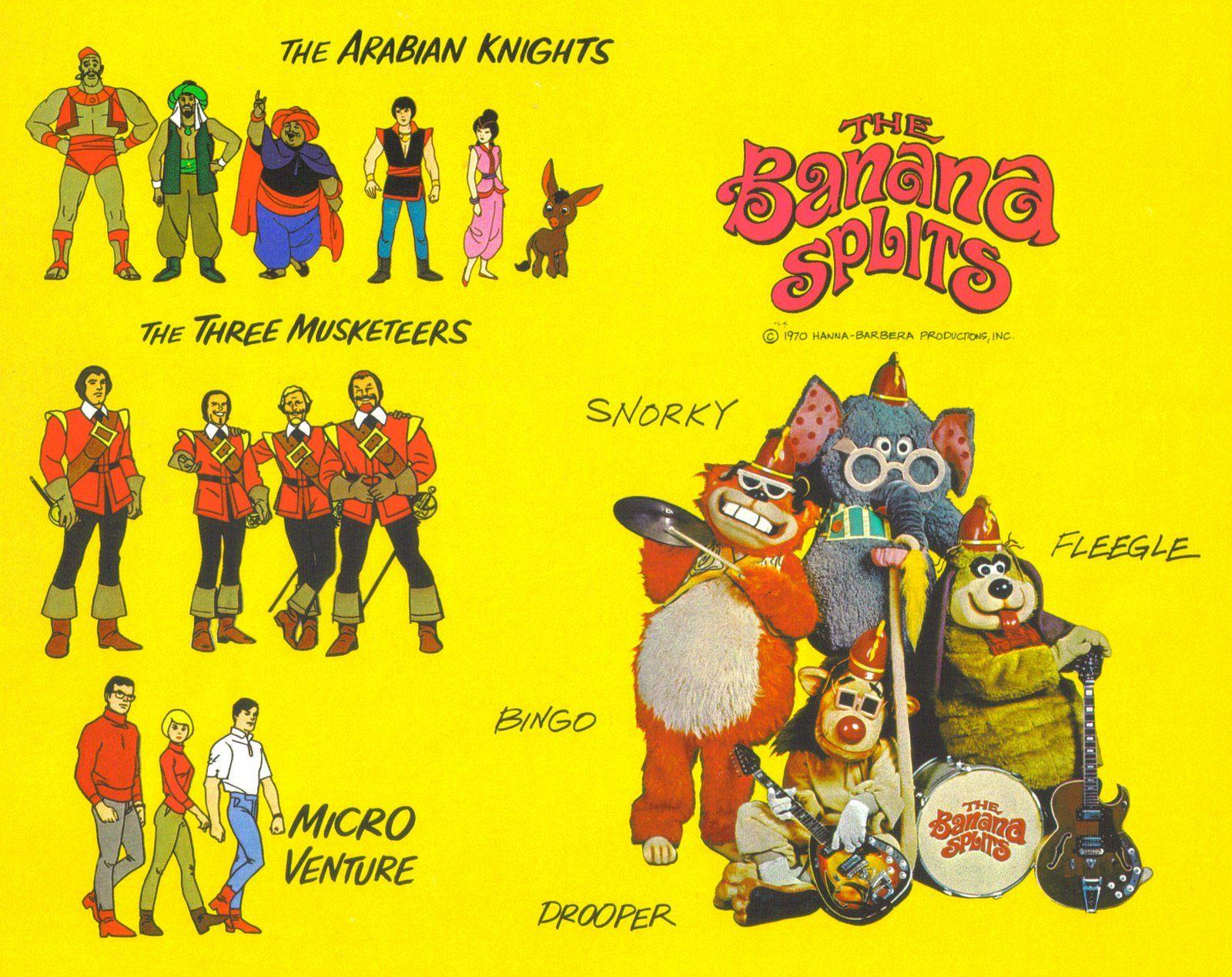 BANANA SPLITS (1970 Kids TV Show USA ). Banana splits tv