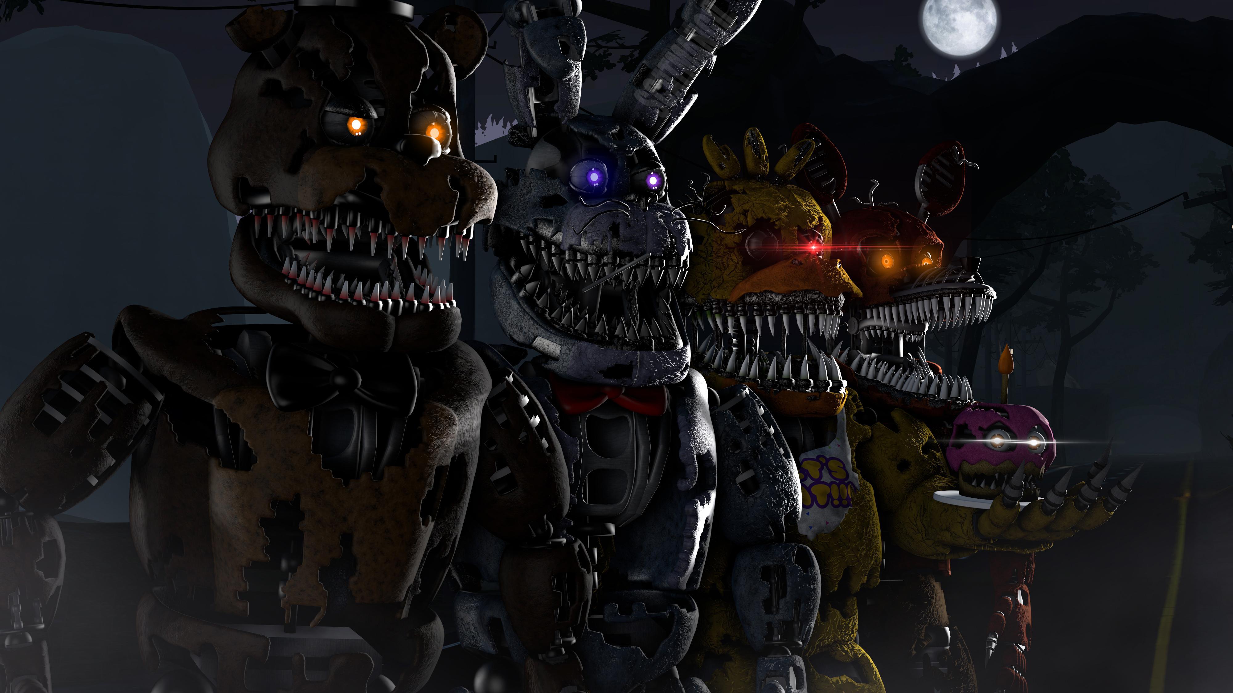 Five Nights at Freddy's 4 4k Ultra HD Wallpapers.