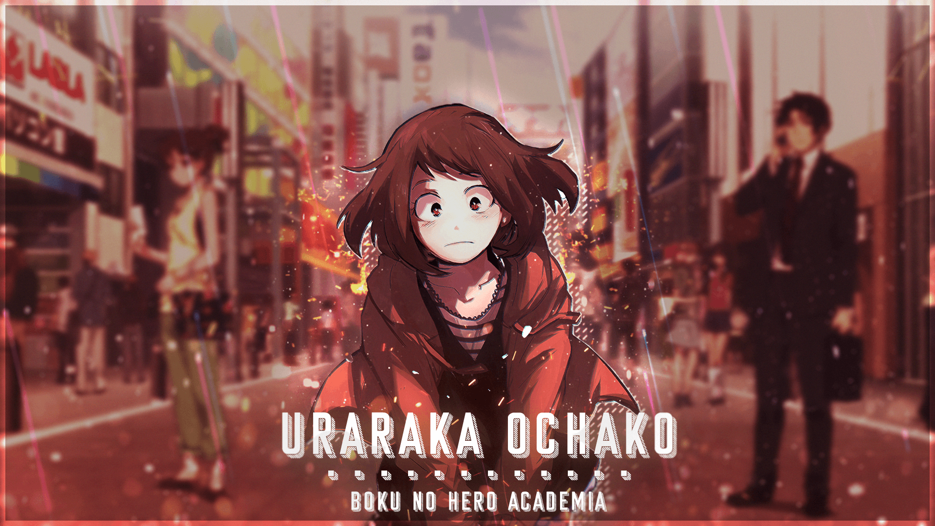 Uraraka Ochako In The City HD Wallpapers.