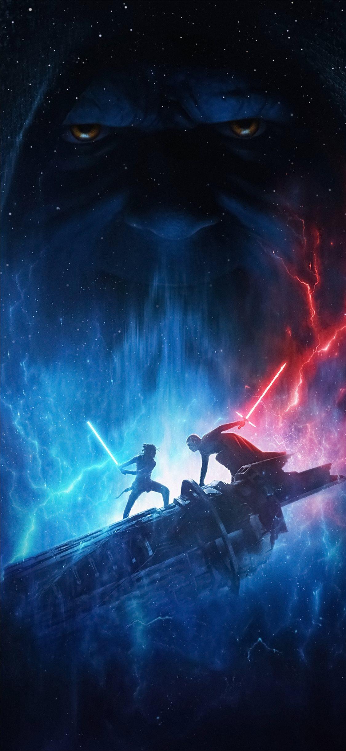 star wars the rise of skywalker 2019 4k iPhone X Wallpaper Free