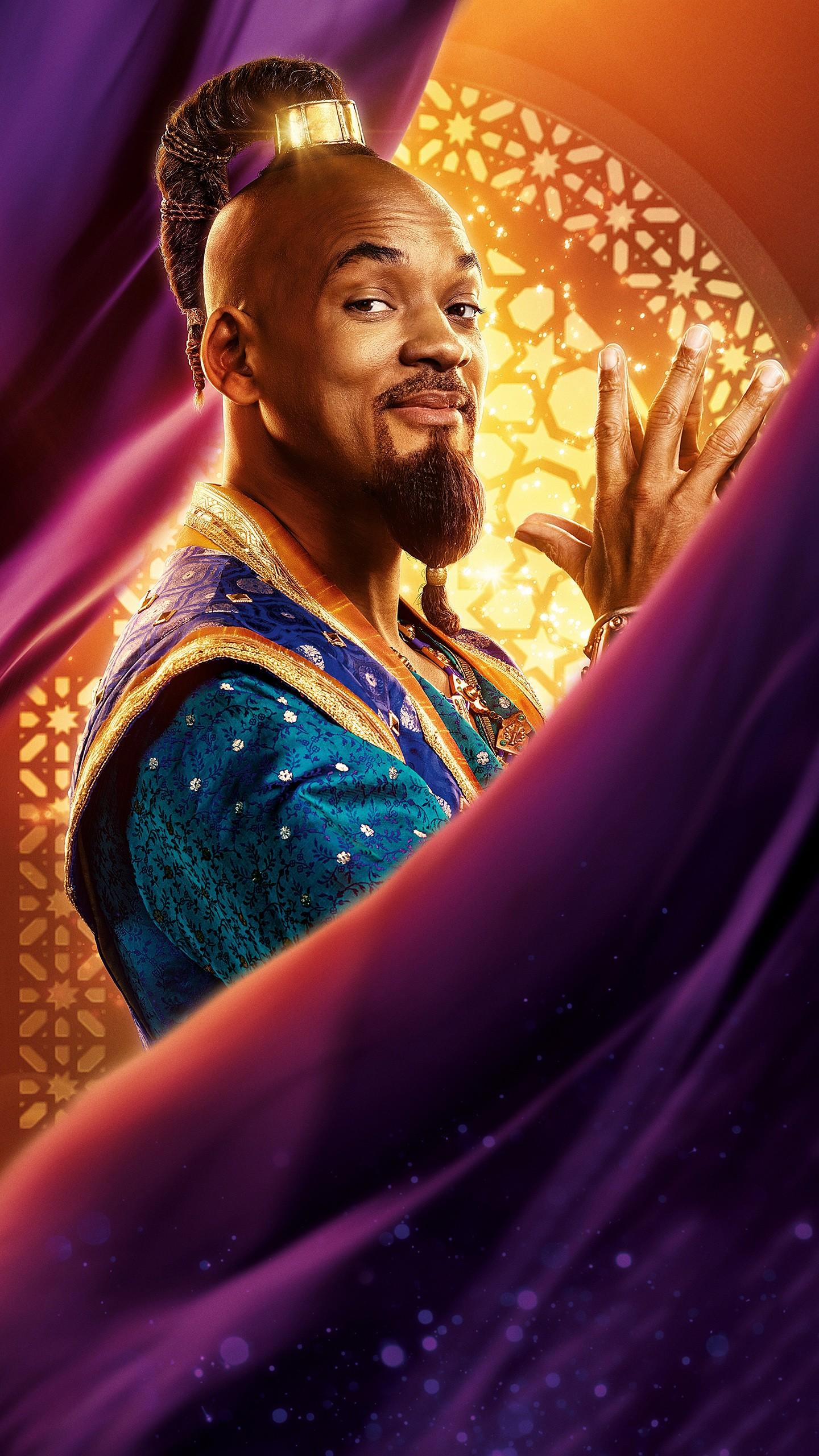 Will Smith as Genie in Aladdin 5K Wallpaper
