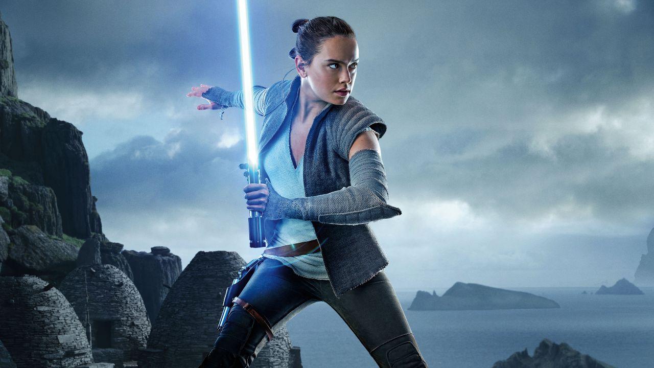 Wallpaper Rey, Star Wars: The Last Jedi, Daisy Ridley, HD