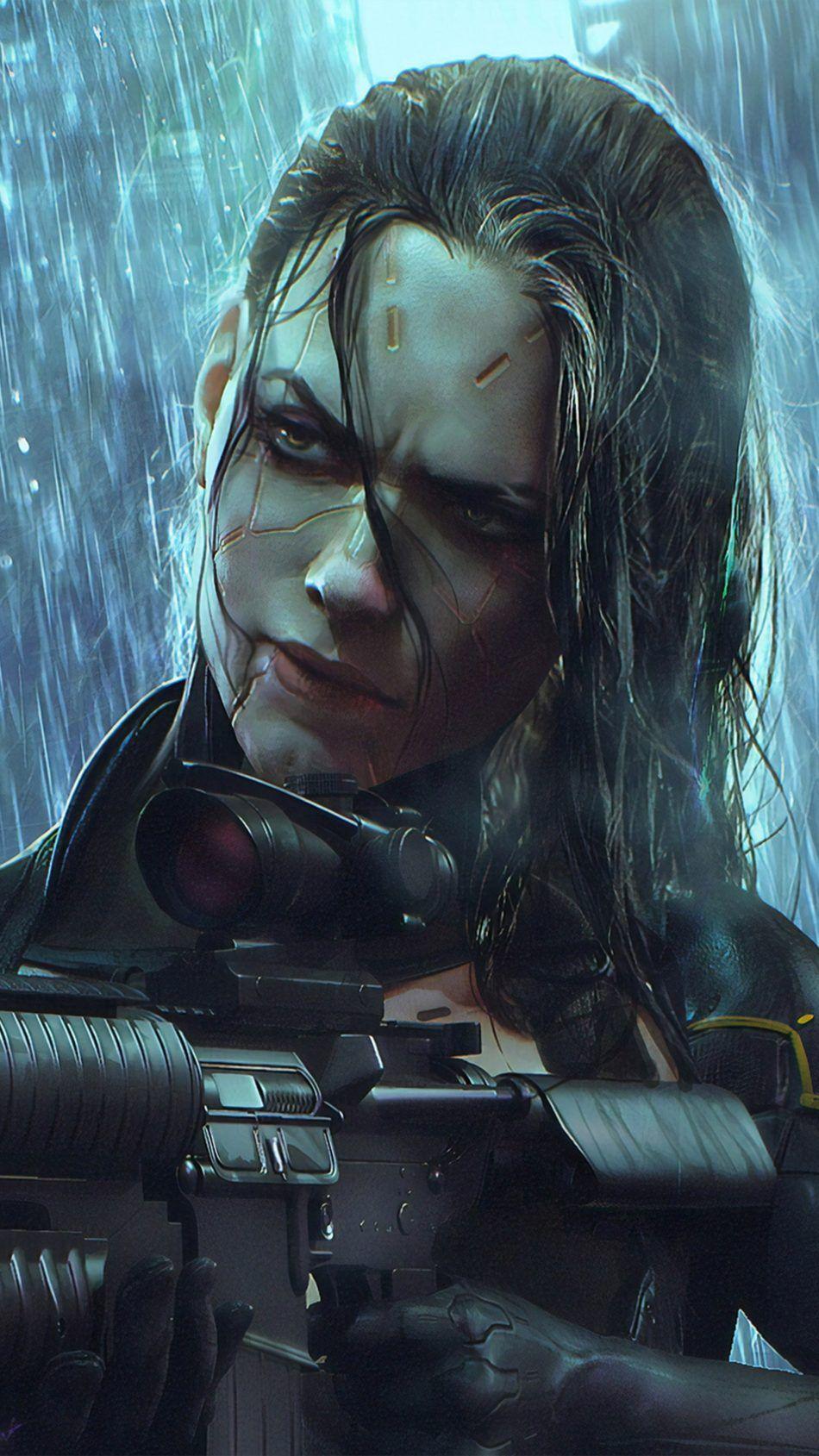 Woman Warrior Cyberpunk 2077 4K Ultra HD Mobile Wallpaper. Cyberpunk girl, Cyberpunk Cyberpunk aesthetic