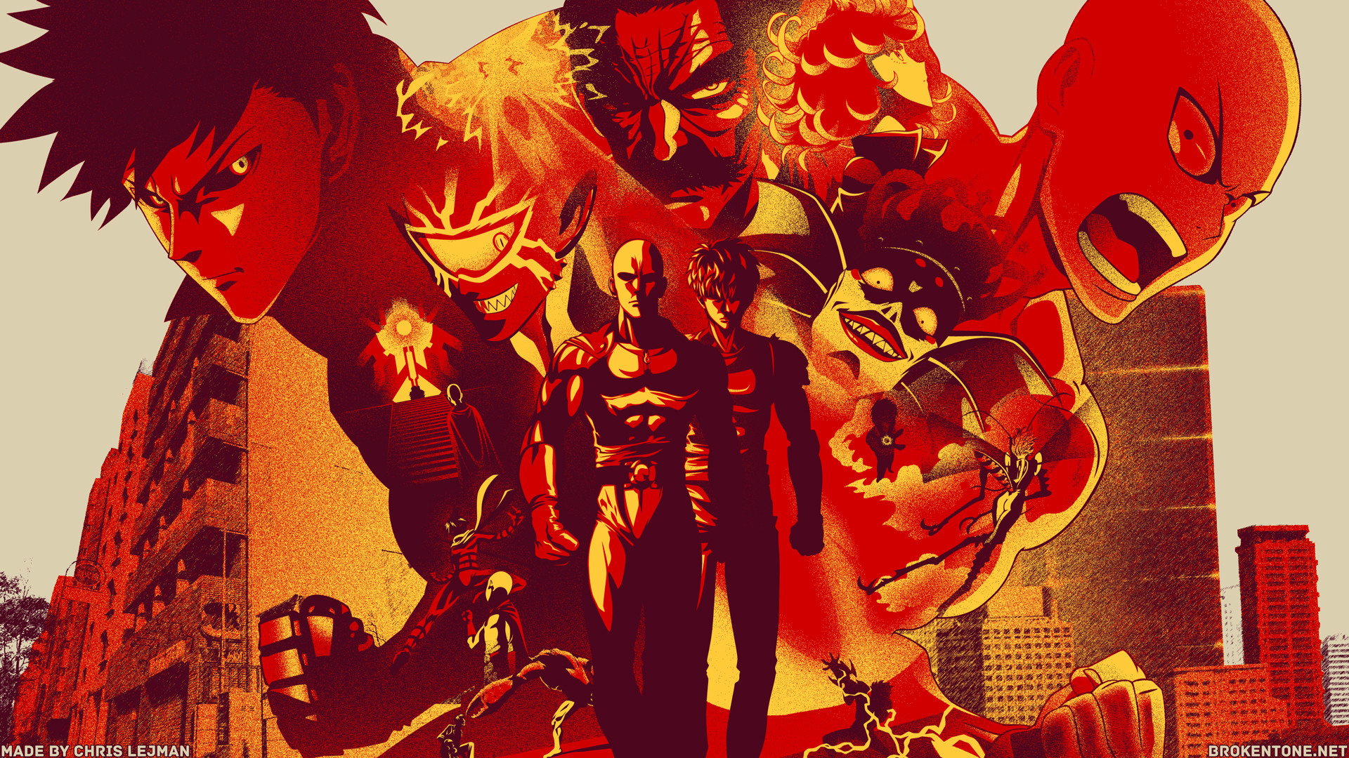 One Punch Man Desktop Wallpapers - Wallpaper Cave