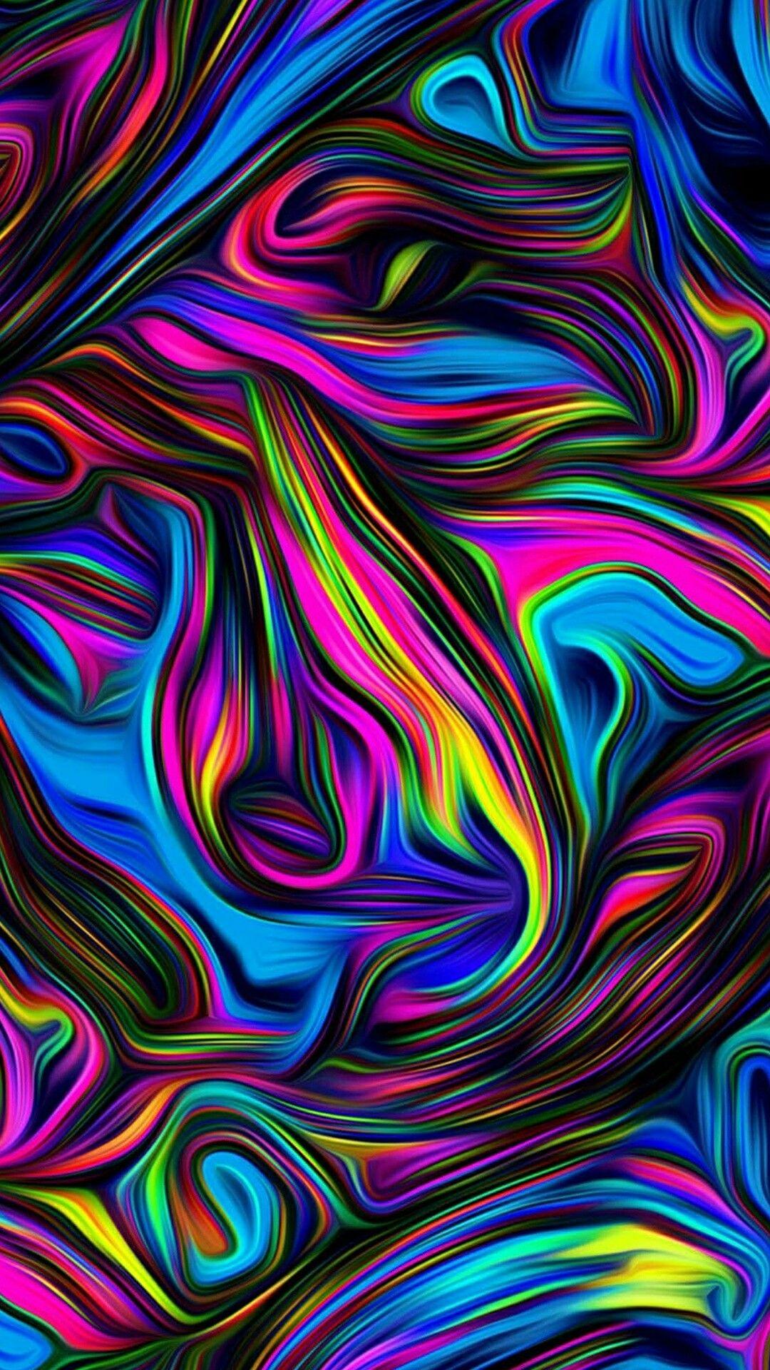Paint Swirls. Wallpaper iphone neon, Painting