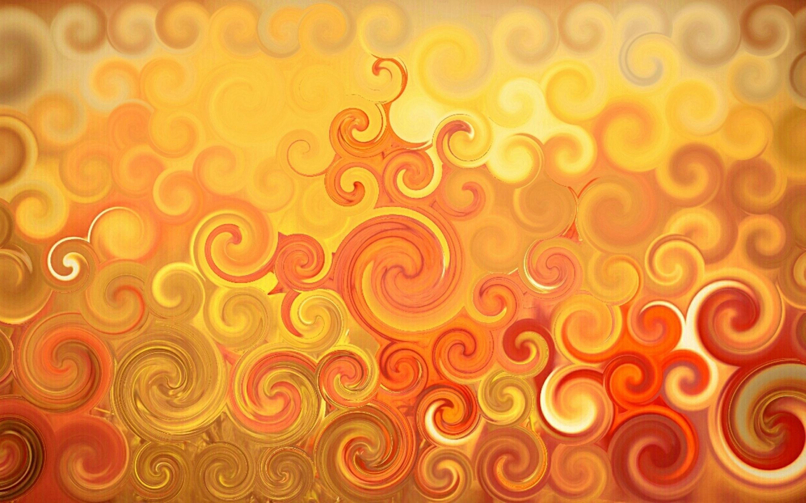 Wallpaper circles swirls paint wallpaperx1600