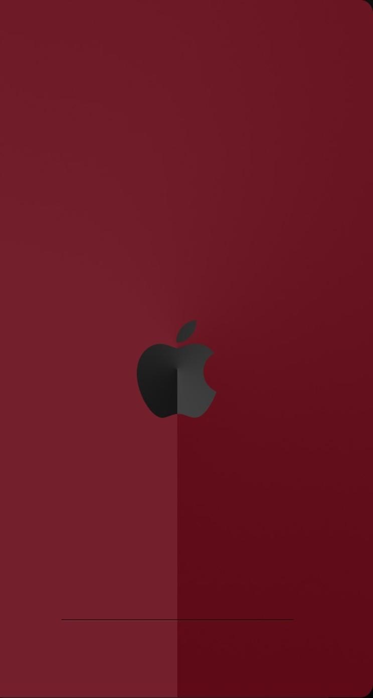 Apple Wallpaper HD For iPhone 5 Red iPhone 7 Free