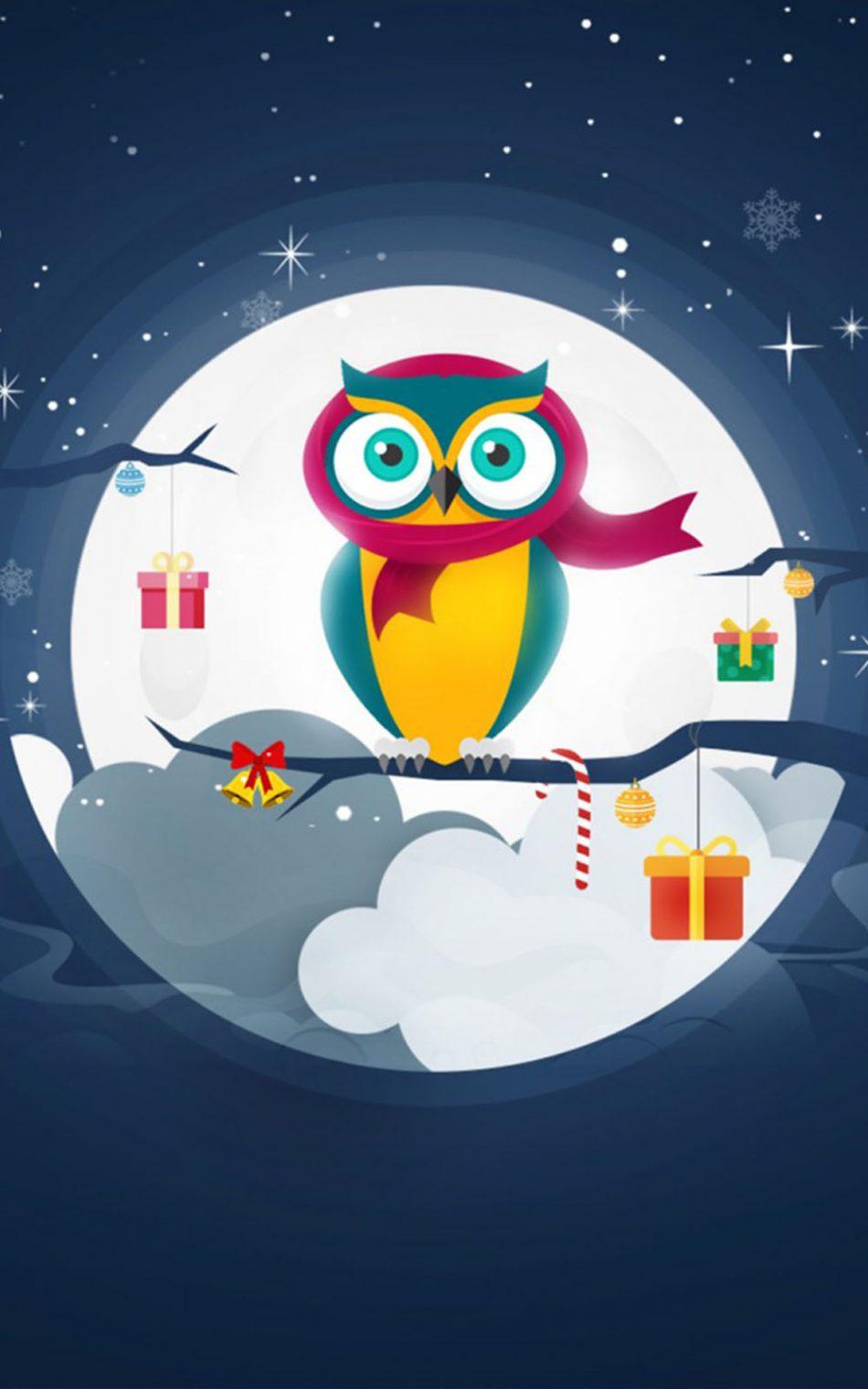 Owl Santa Wallpapers - Wallpaper Cave
