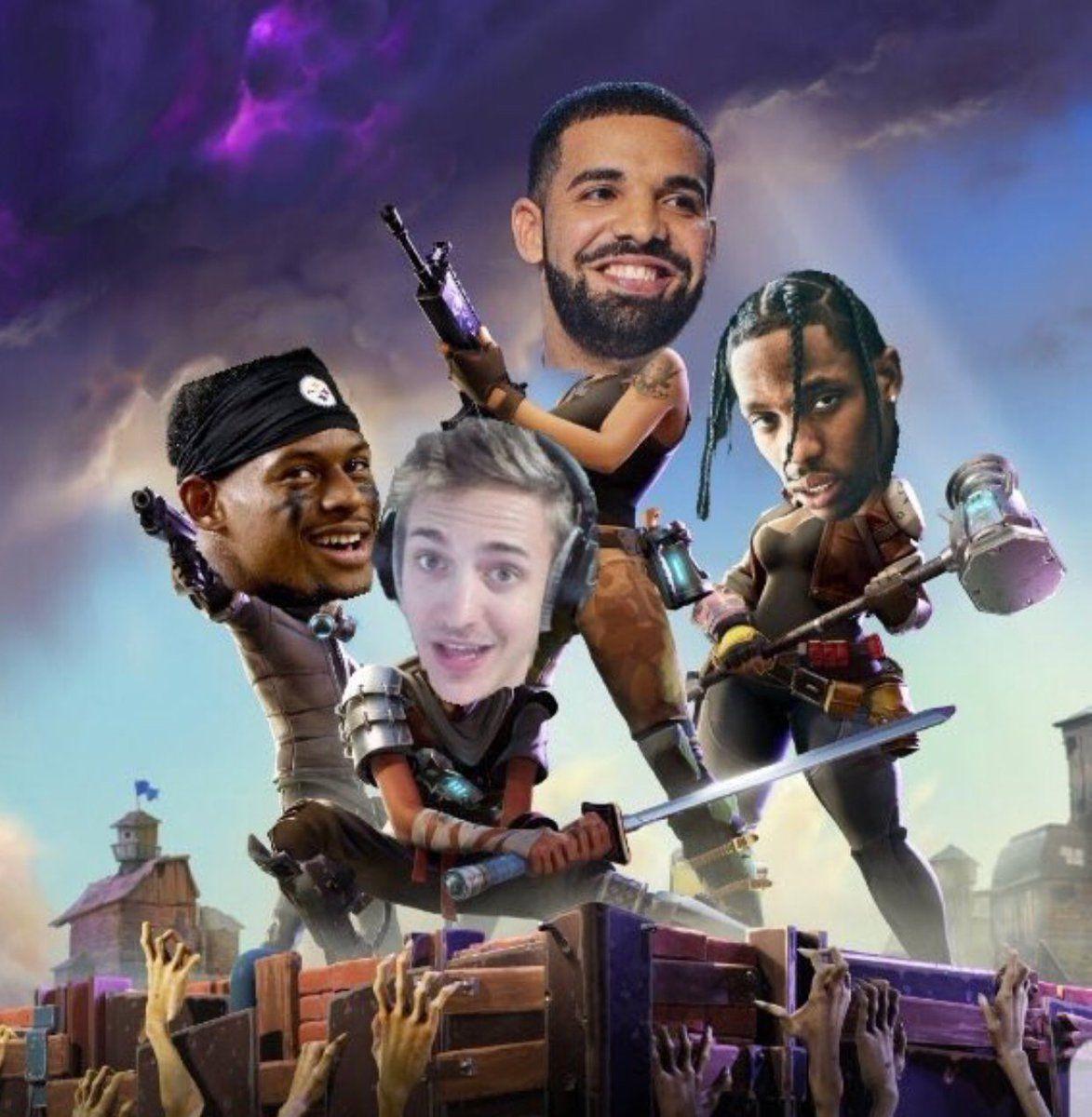 Drake played Fortnite with streamer Ninja and it was