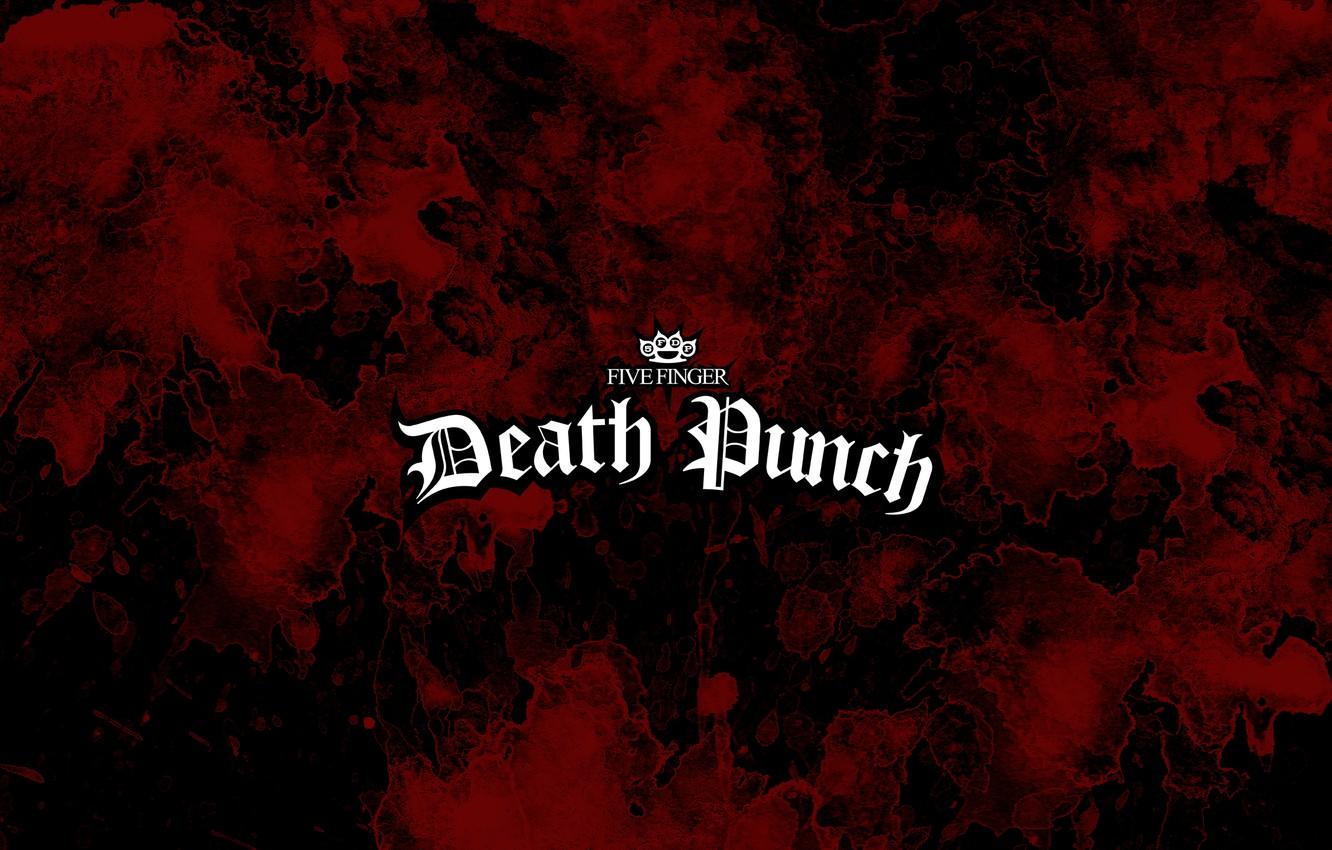 Wallpaper the inscription, metal, metal, Five Finger Death