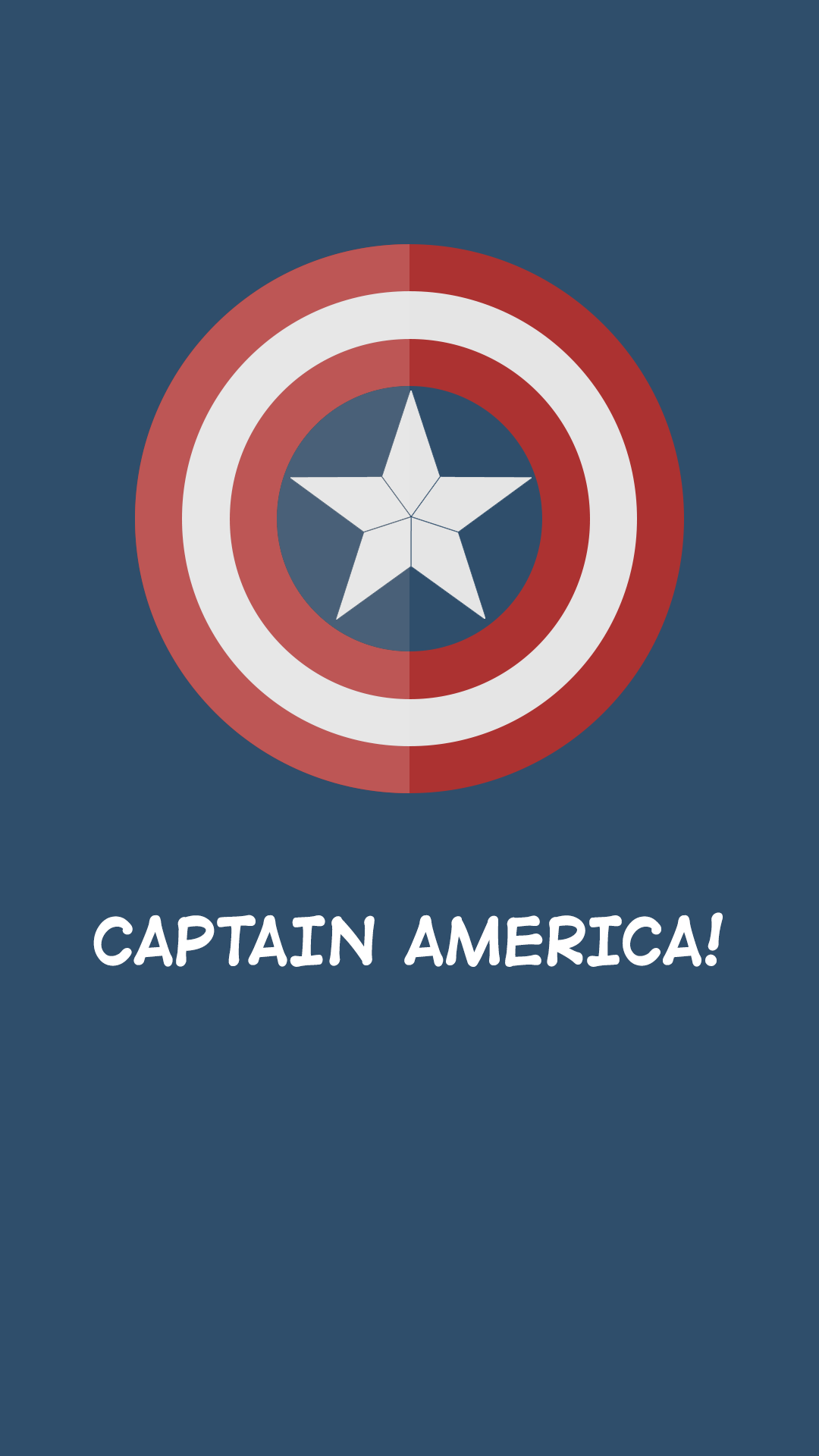 Here's a version of the Captain America mobile wallpaper I