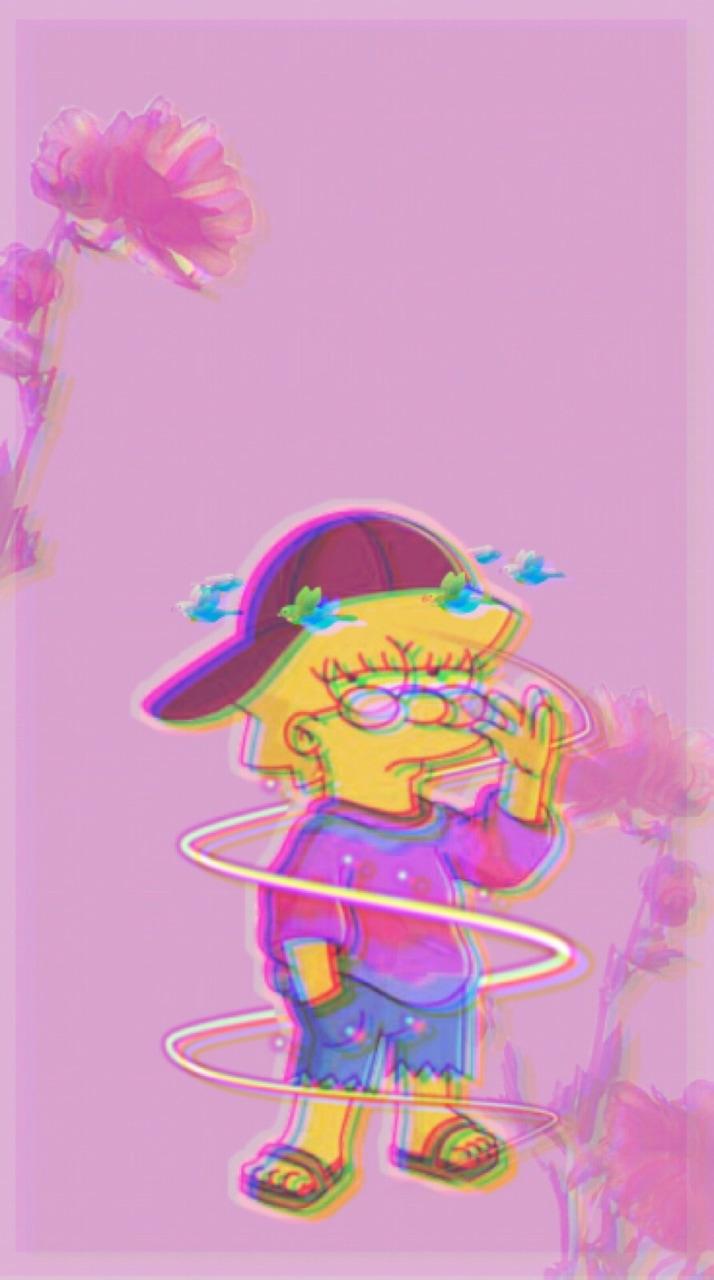 Download Sad Lisa Simpson With Broken Hearts Wallpaper  Wallpaperscom