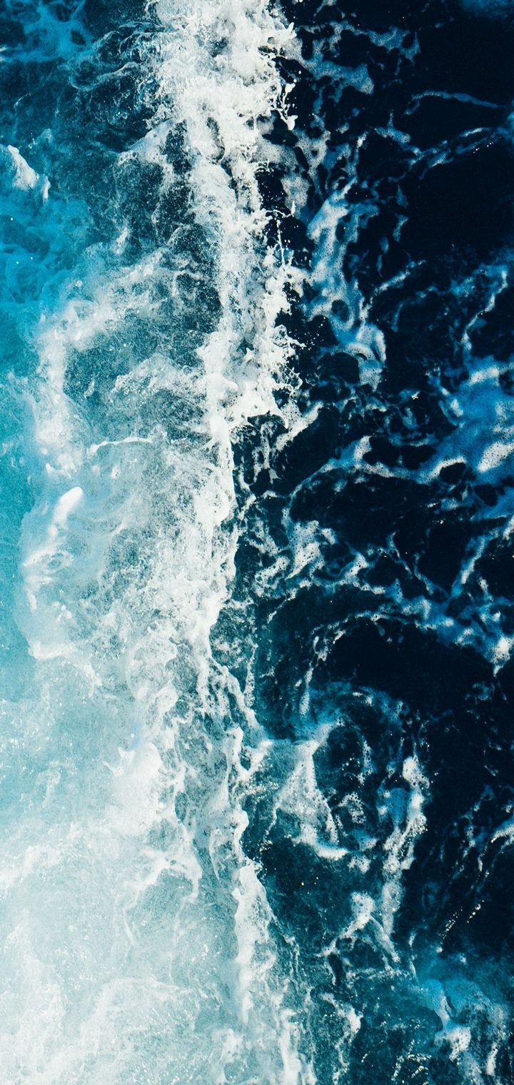 Sea Foam Surf Wallpaper - [720x1520]
