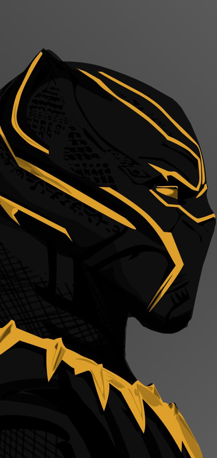 Movie Black Panther (720x1520) Wallpaper