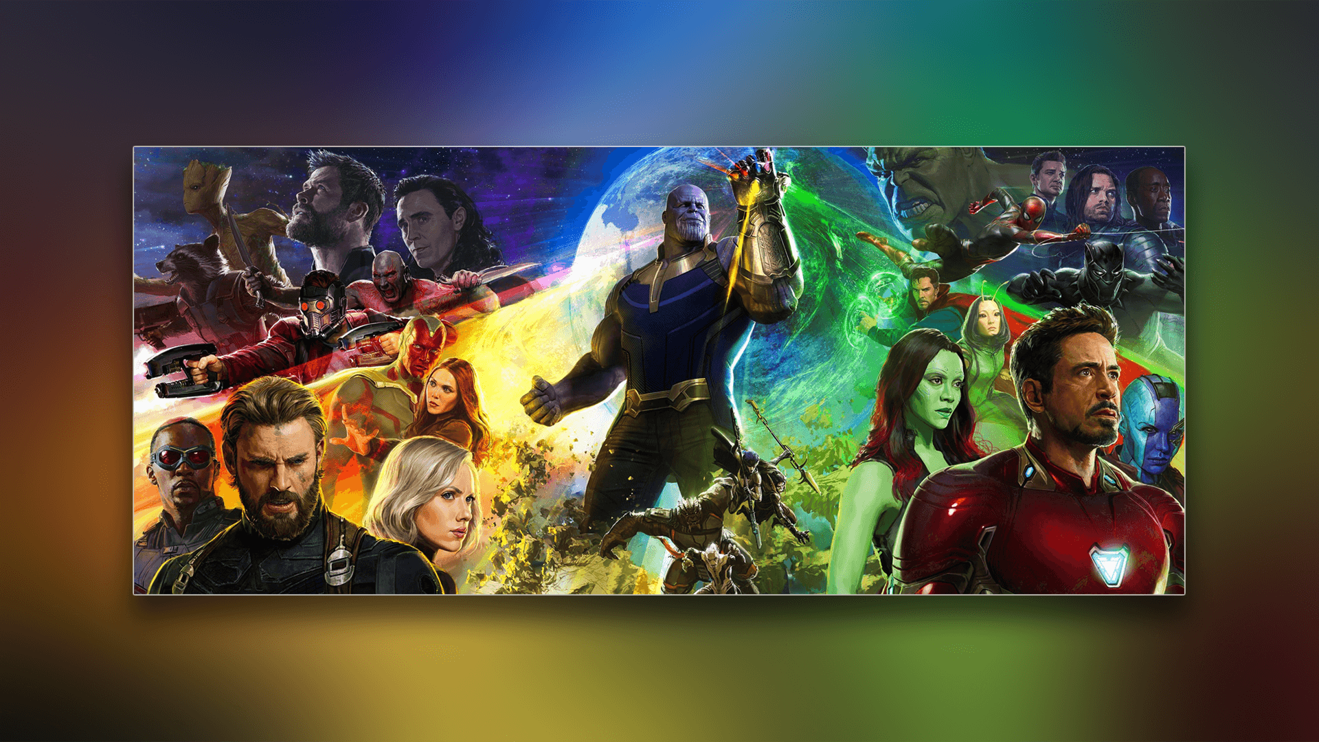 This is the Infinity War Desktop Wallpaper, I prefer to use