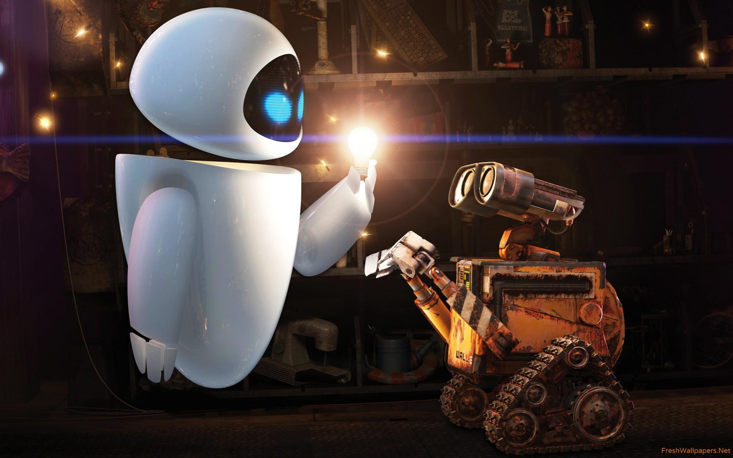 Wall E and Eve wallpaper