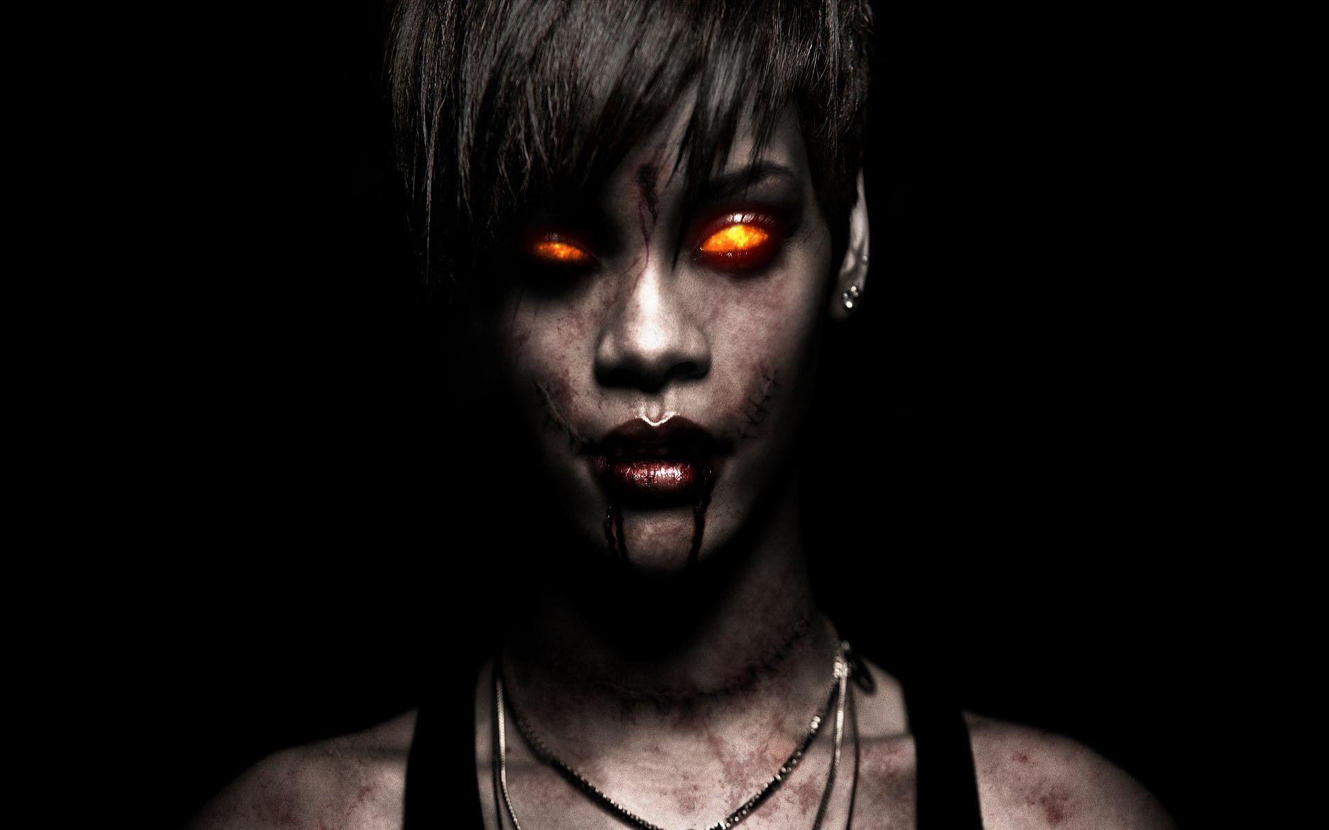 Beautiful Evil. Evil Woman HD wallpaper. Zombie wallpaper
